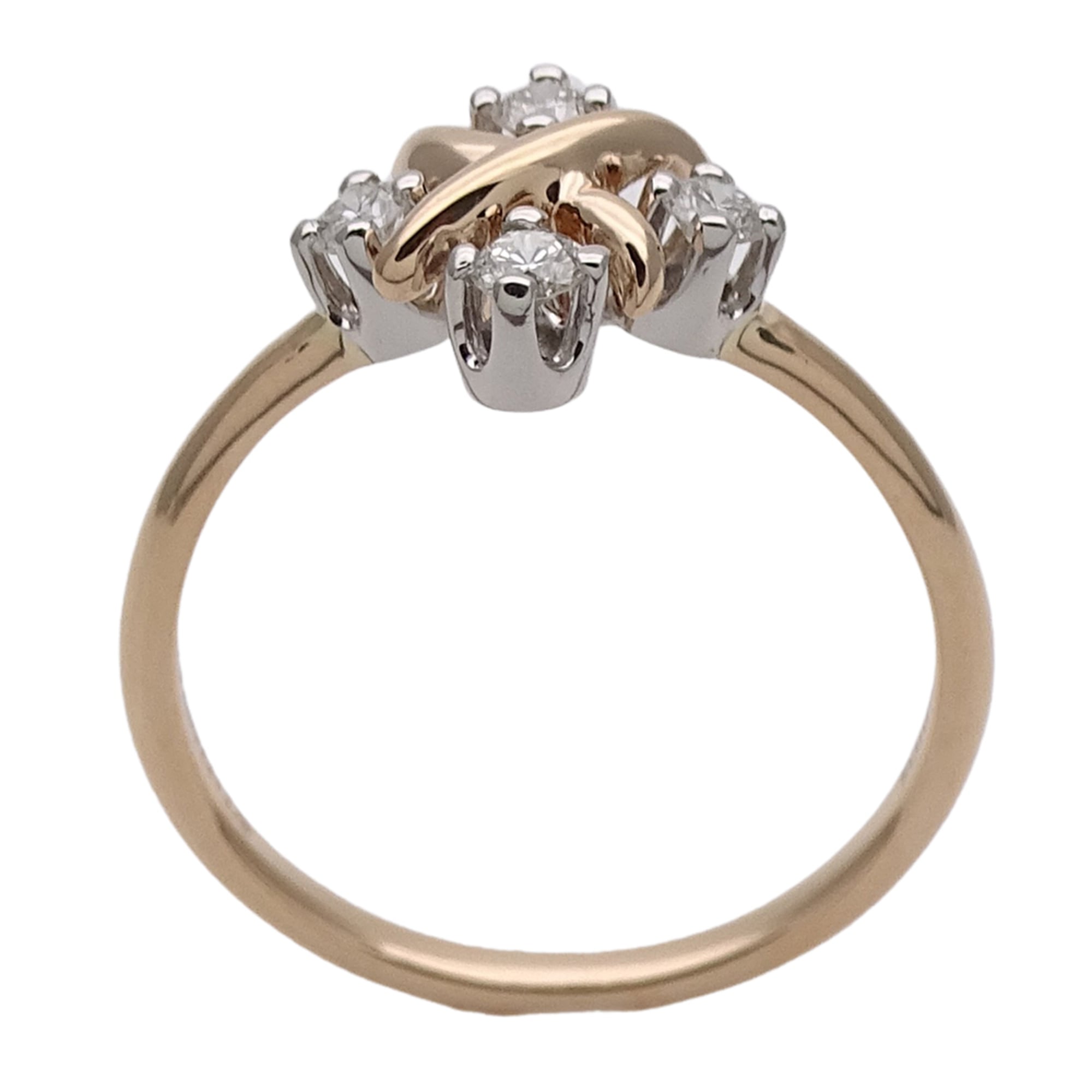 Tiffany Pink Gold Pink Gold (18K) Platinum 950 Band Ring (Pre-Owned)