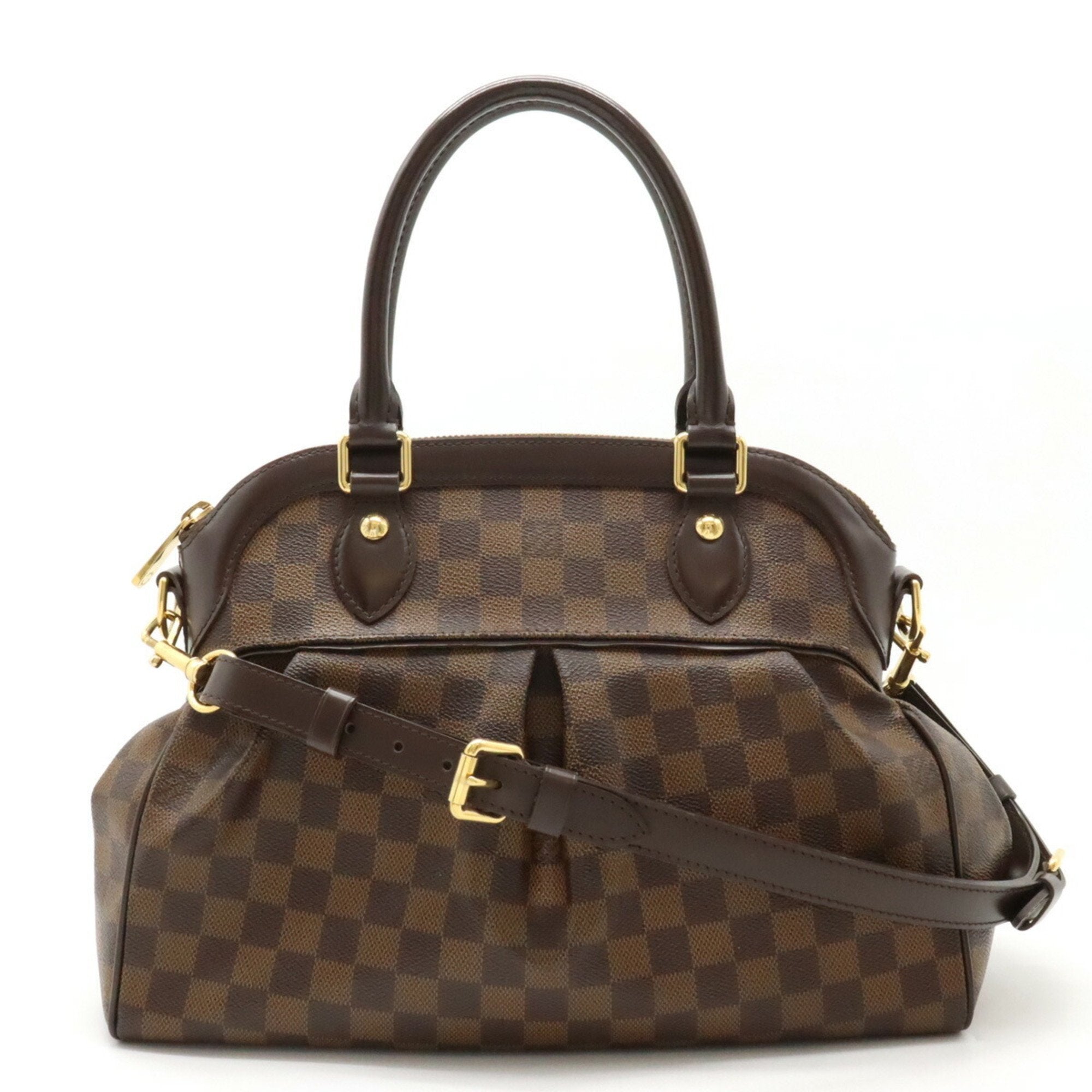 Louis Vuitton Damier Canvas Pvc Handbag Shoulder Bag (Pre-Owned)