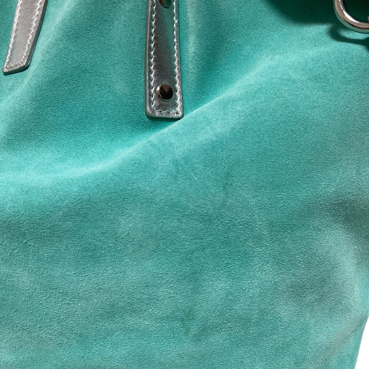 Tiffany Blue Leather Tote Bag (Pre-Owned)