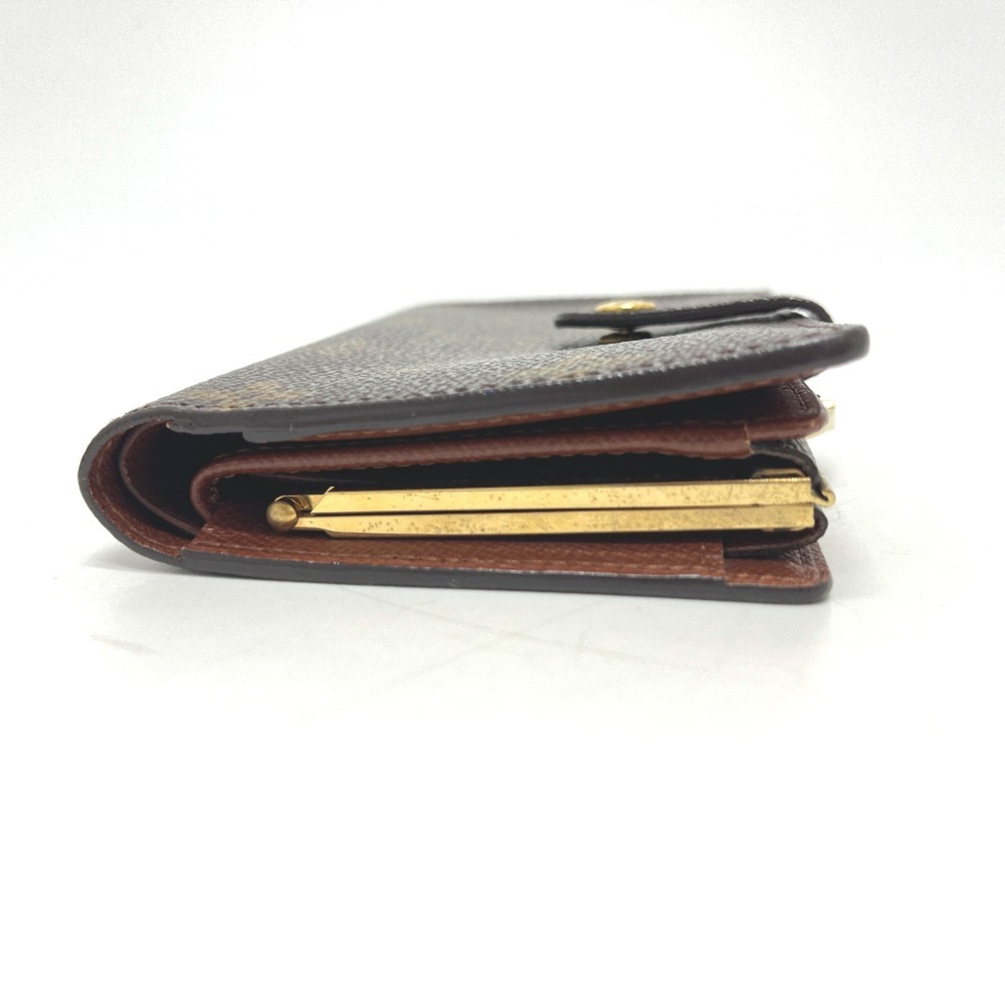 Louis Vuitton Brown Monogram Canvas Wallet (Bi-Fold) (Pre-Owned)