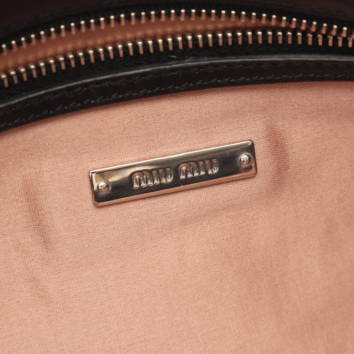 Miu Miu Matelasse Black Leather Handbag Shoulder Bag (Pre-Owned)