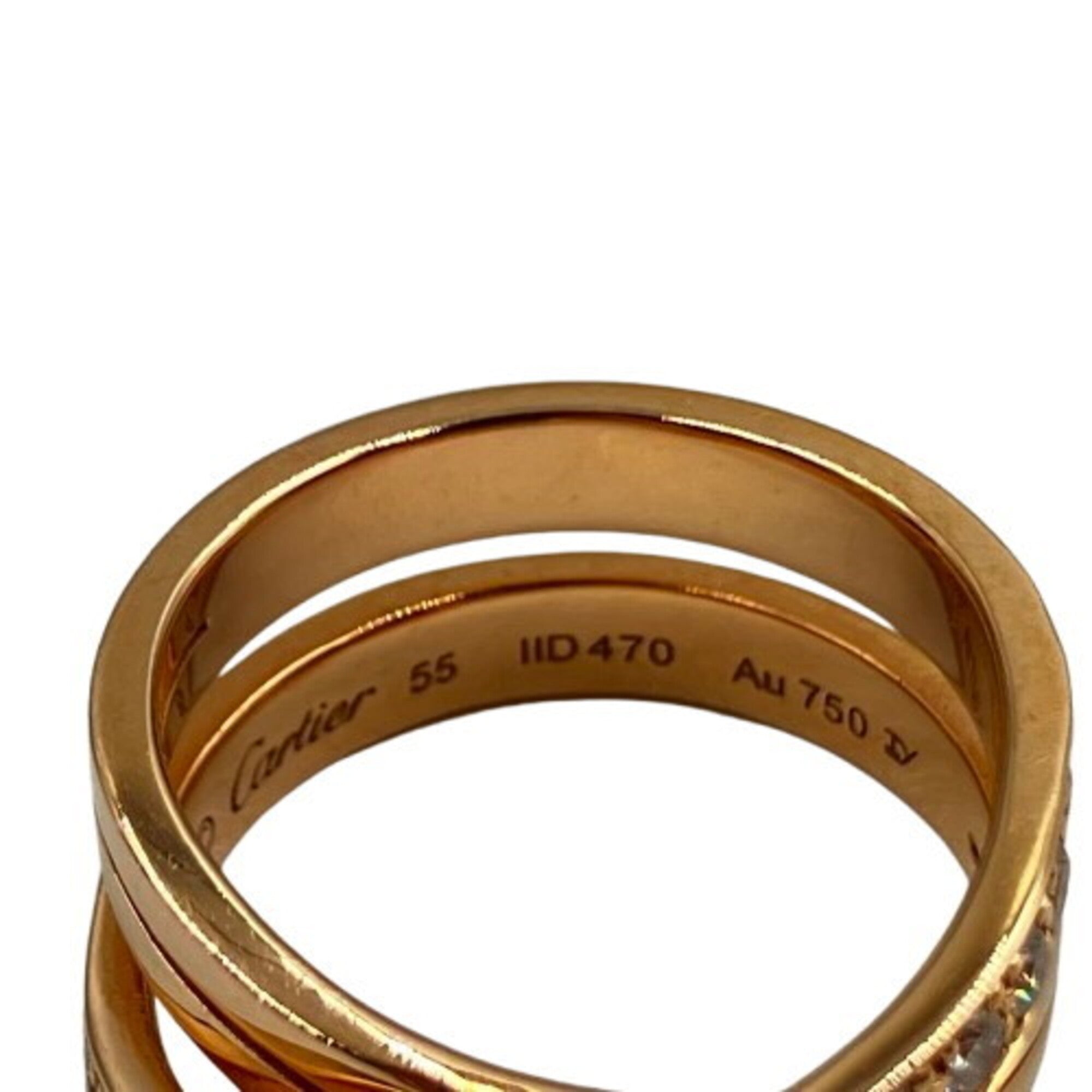 Cartier Pink Gold Pink Gold (18K) Band Ring (Pre-Owned)