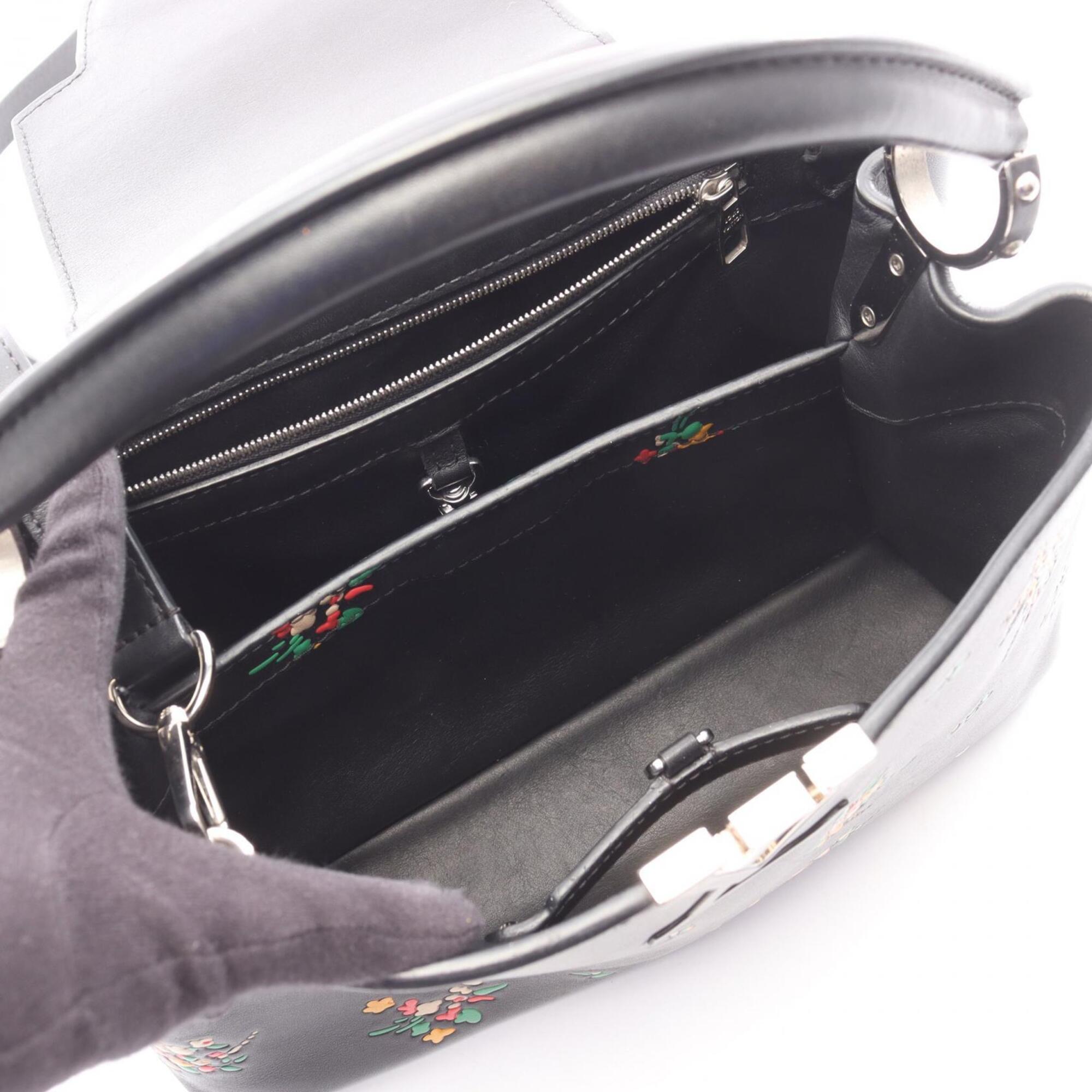 Louis Vuitton Black Multi-Color Leather Handbag (Pre-Owned)