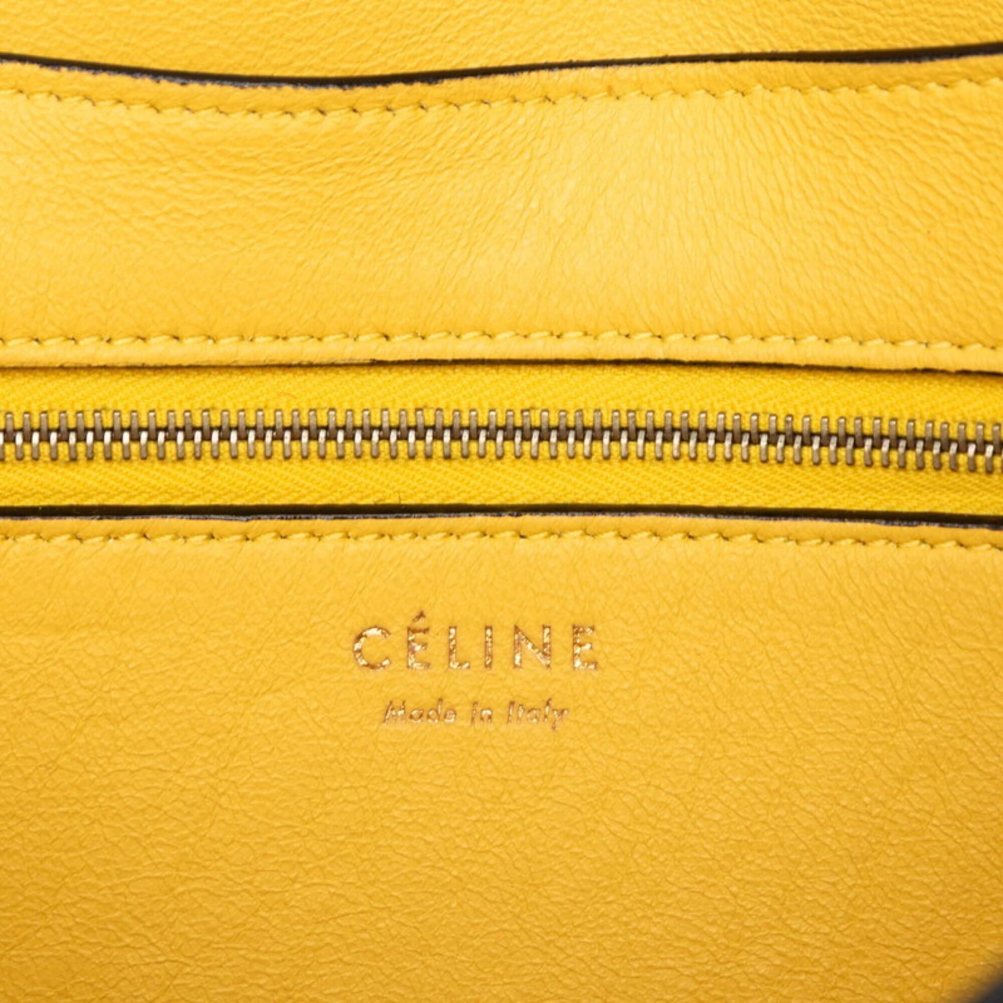 Celine Multi-Color Suede Leather Shoulder Bag (Pre-Owned)
