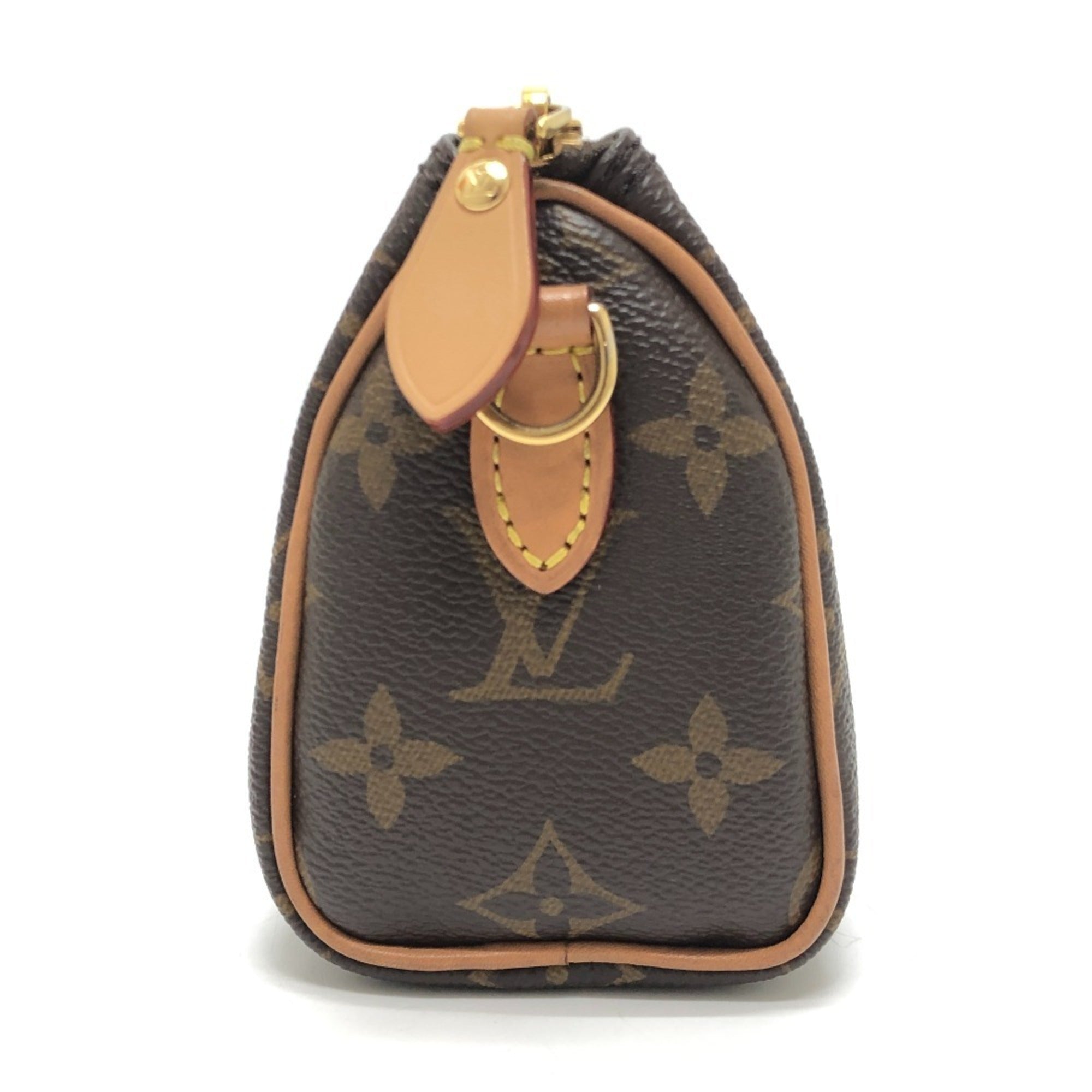 Louis Vuitton Brown Monogram Canvas Handbag Shoulder Bag (Pre-Owned)