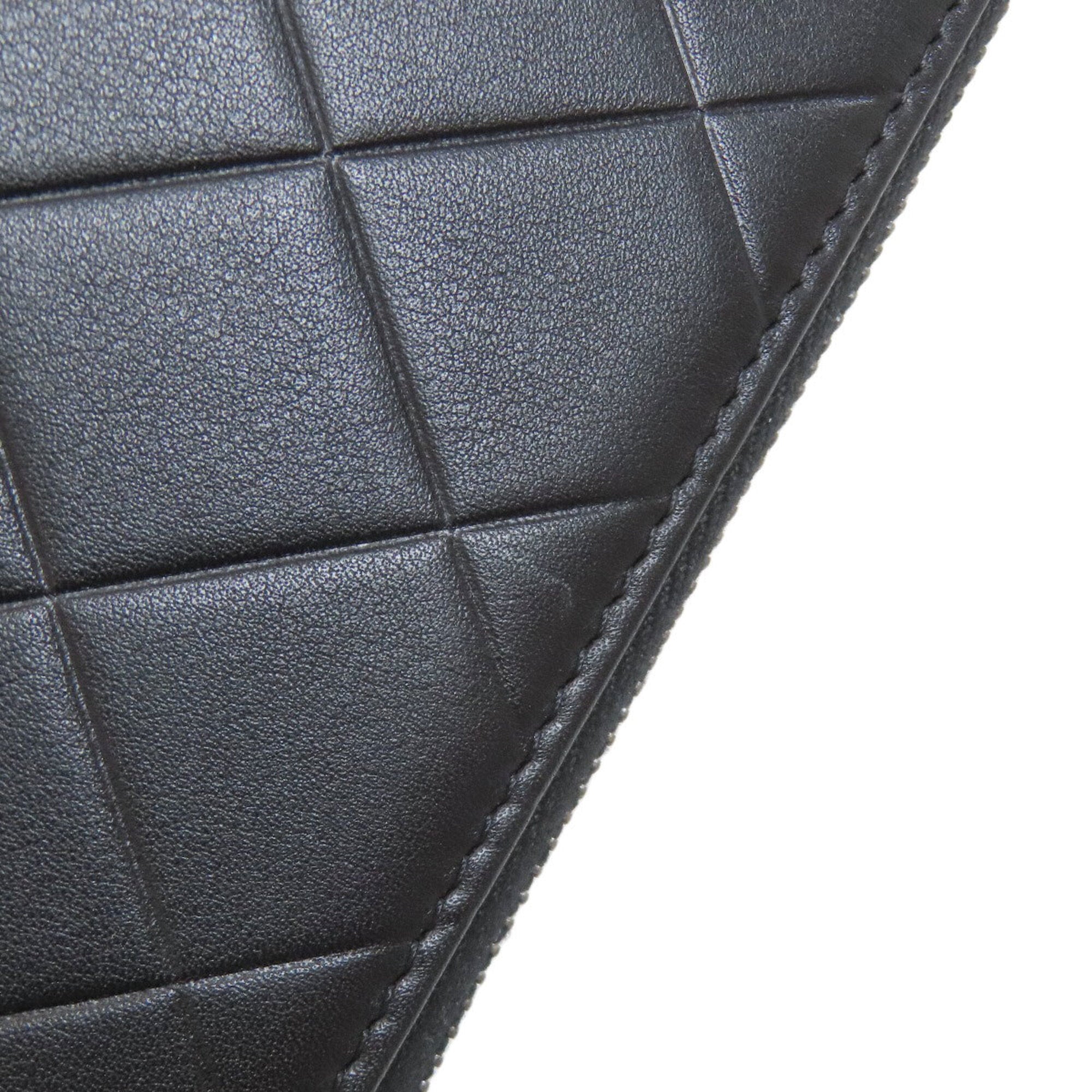 Chanel Black Leather Long Wallet (Bi-Fold) (Pre-Owned)