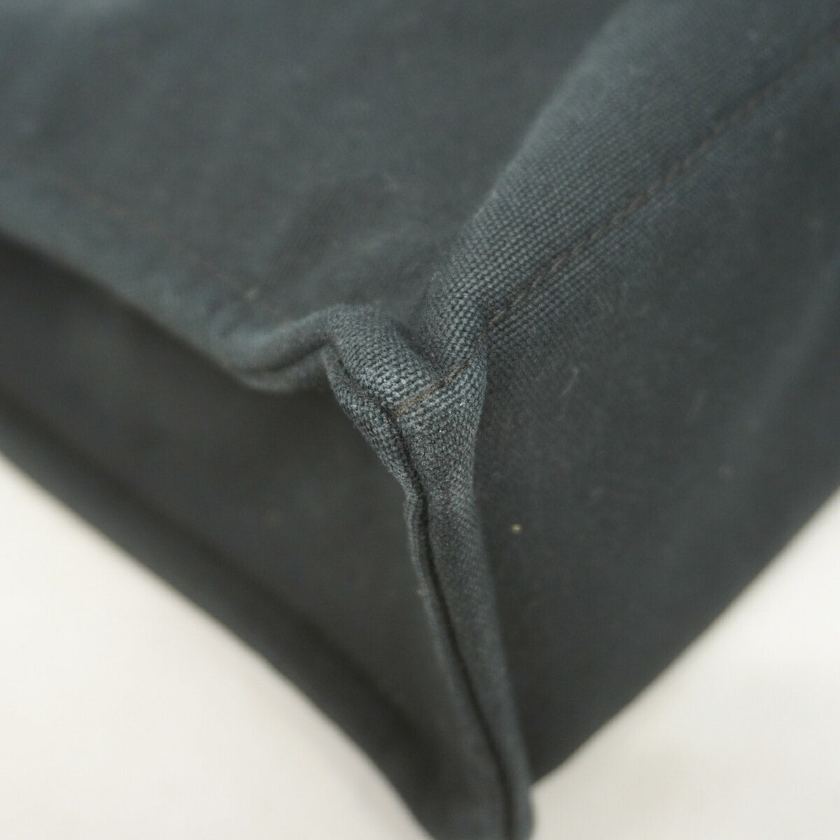Hermes Black Canvas Tote Bag (Pre-Owned)