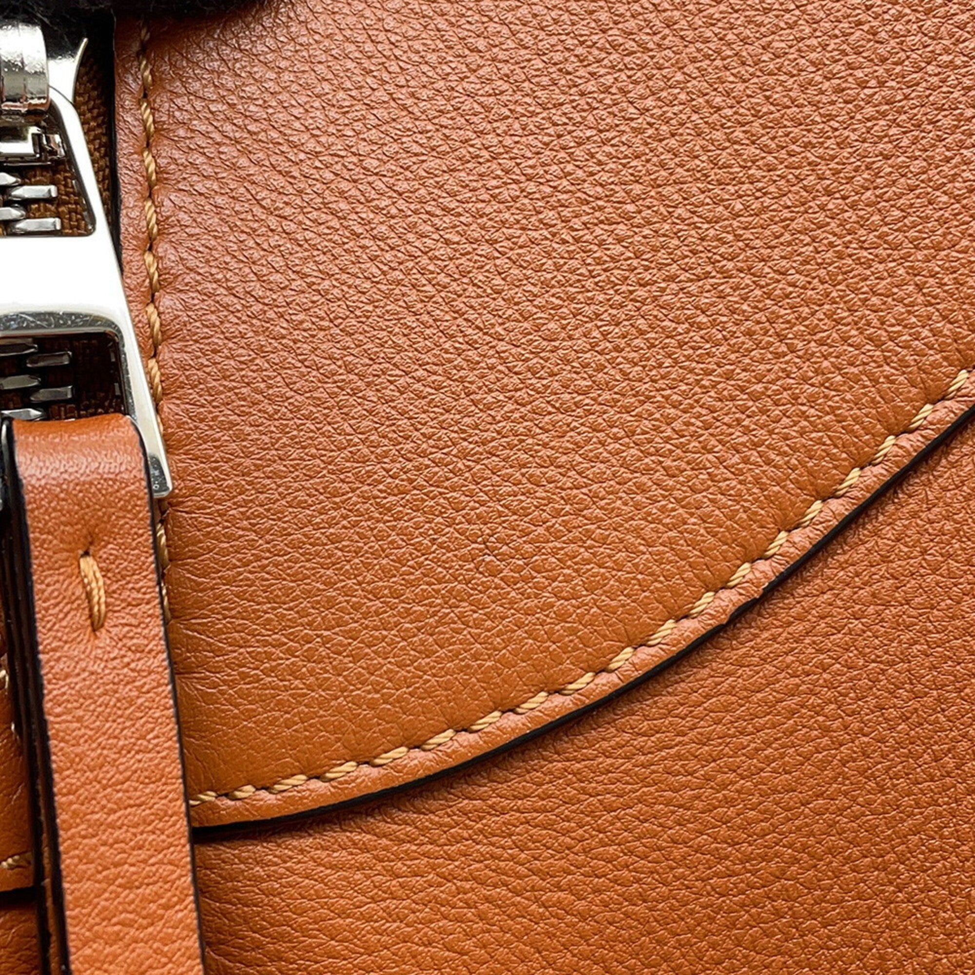 Loewe Hammock Brown Leather Handbag Shoulder Bag (Pre-Owned)