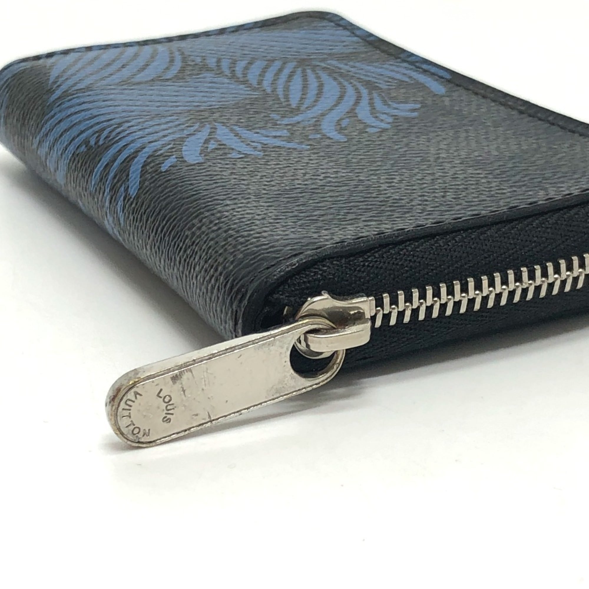 Louis Vuitton Black Damier Graphite Coin Purse/Coin Case (Pre-Owned)