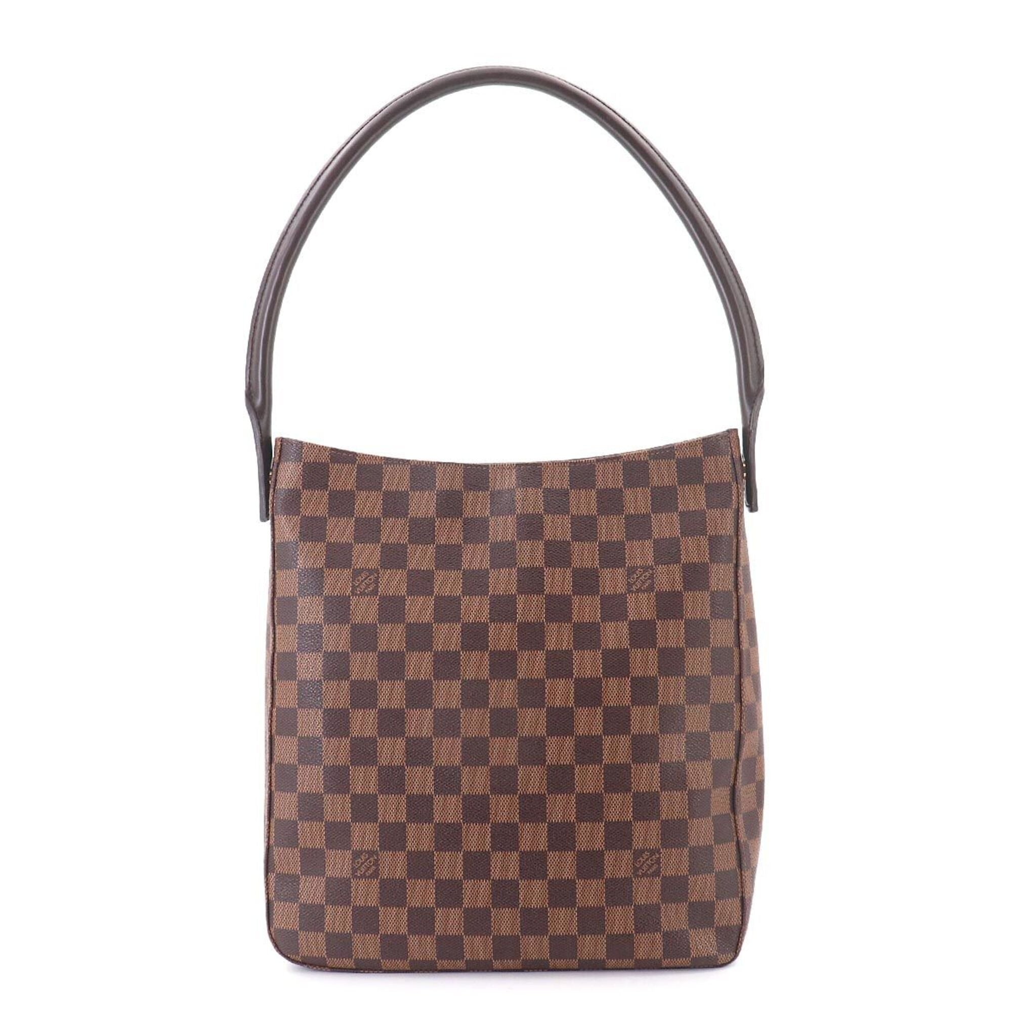 Louis Vuitton Ebene Damier Canvas Handbag Shoulder Bag (Pre-Owned)