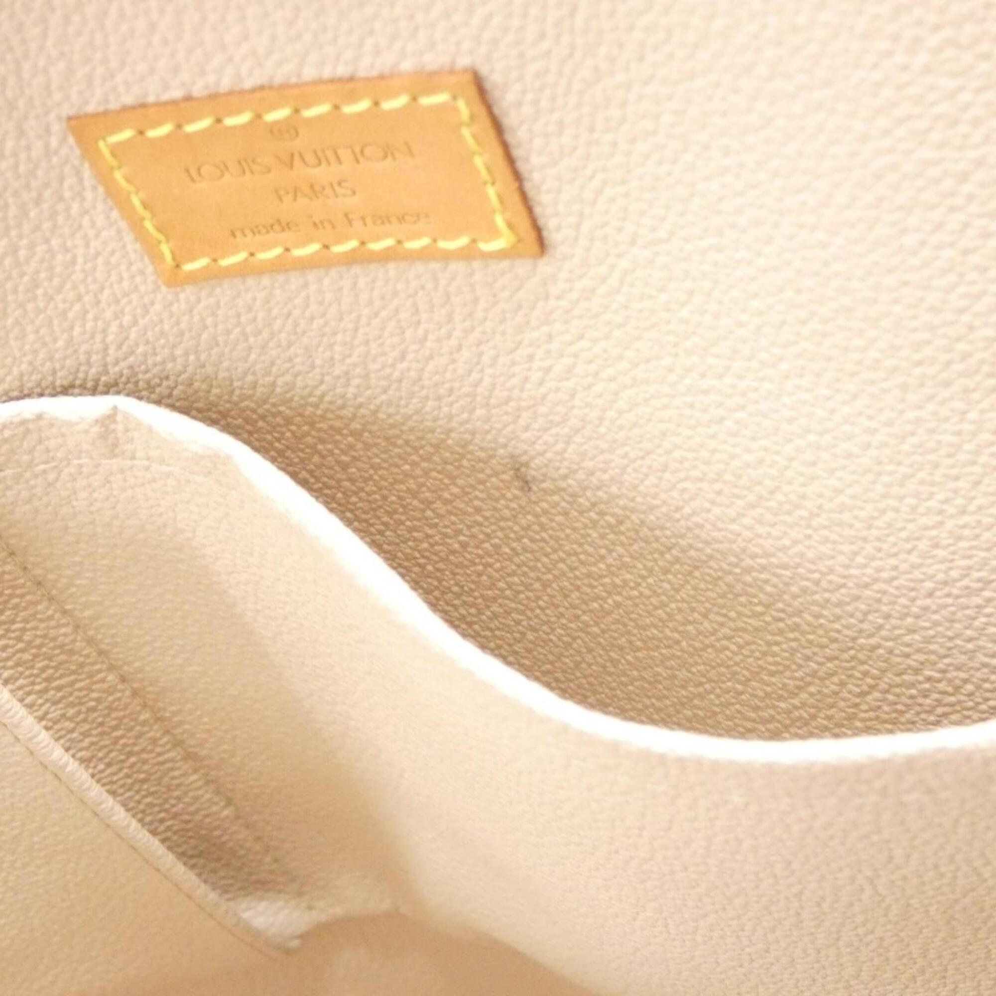 Louis Vuitton Marron Coated Canvas Handbag (Pre-Owned)