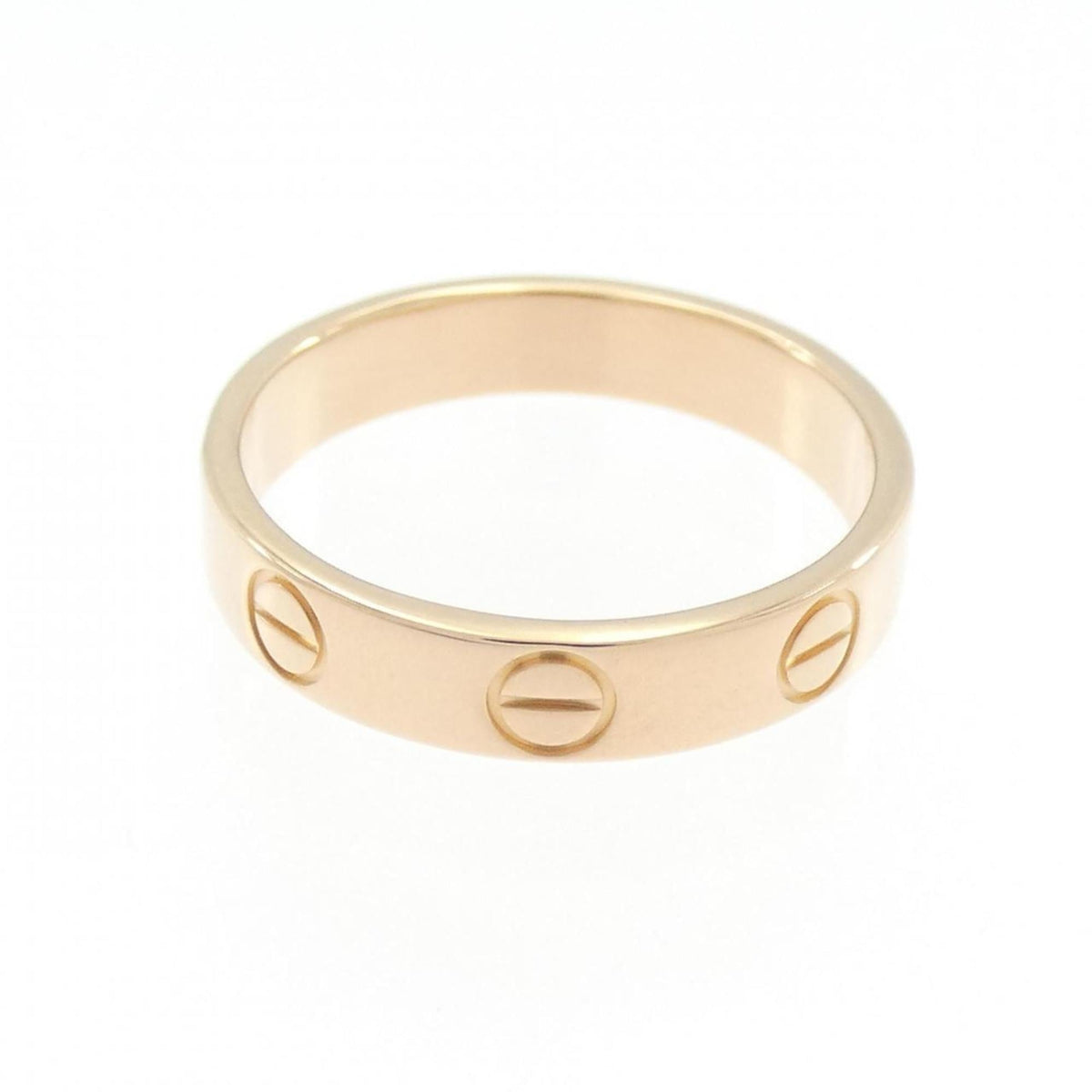 Cartier Pink Gold Band Ring (Pre-Owned)