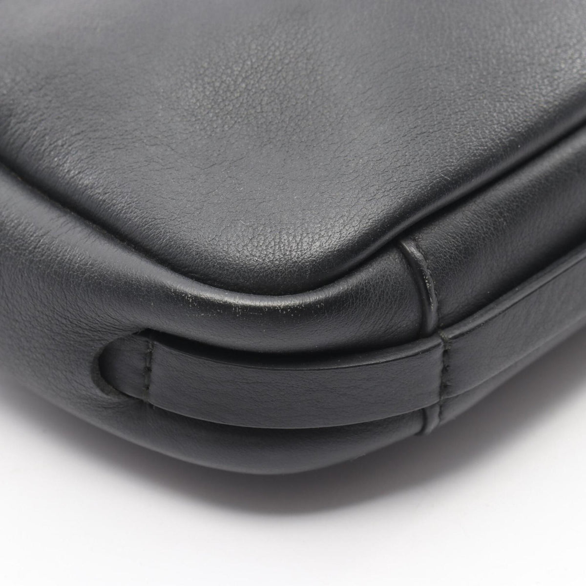 Balenciaga Black Leather Handbag Shoulder Bag (Pre-Owned)