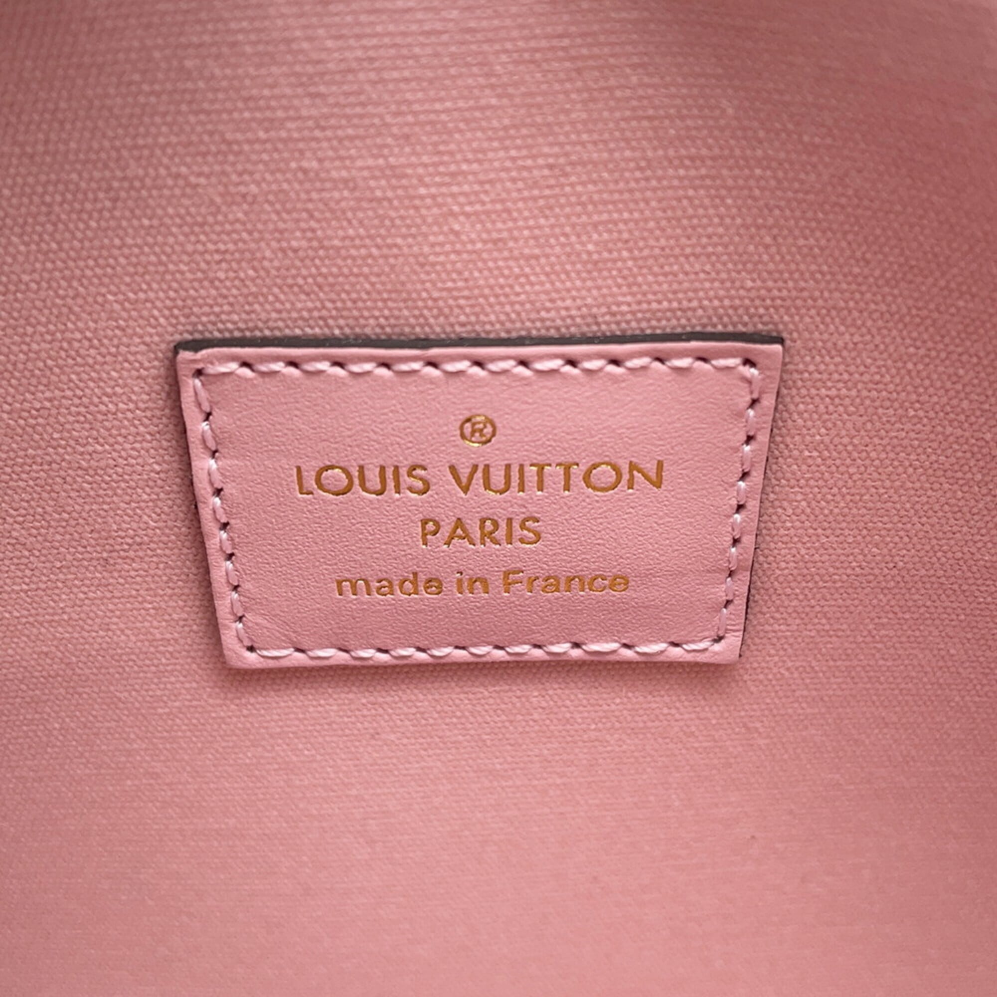 Louis Vuitton Rose Ballerine Monogram Vernis Handbag Pochette Pouch Shoulder Bag (Pre-Owned)