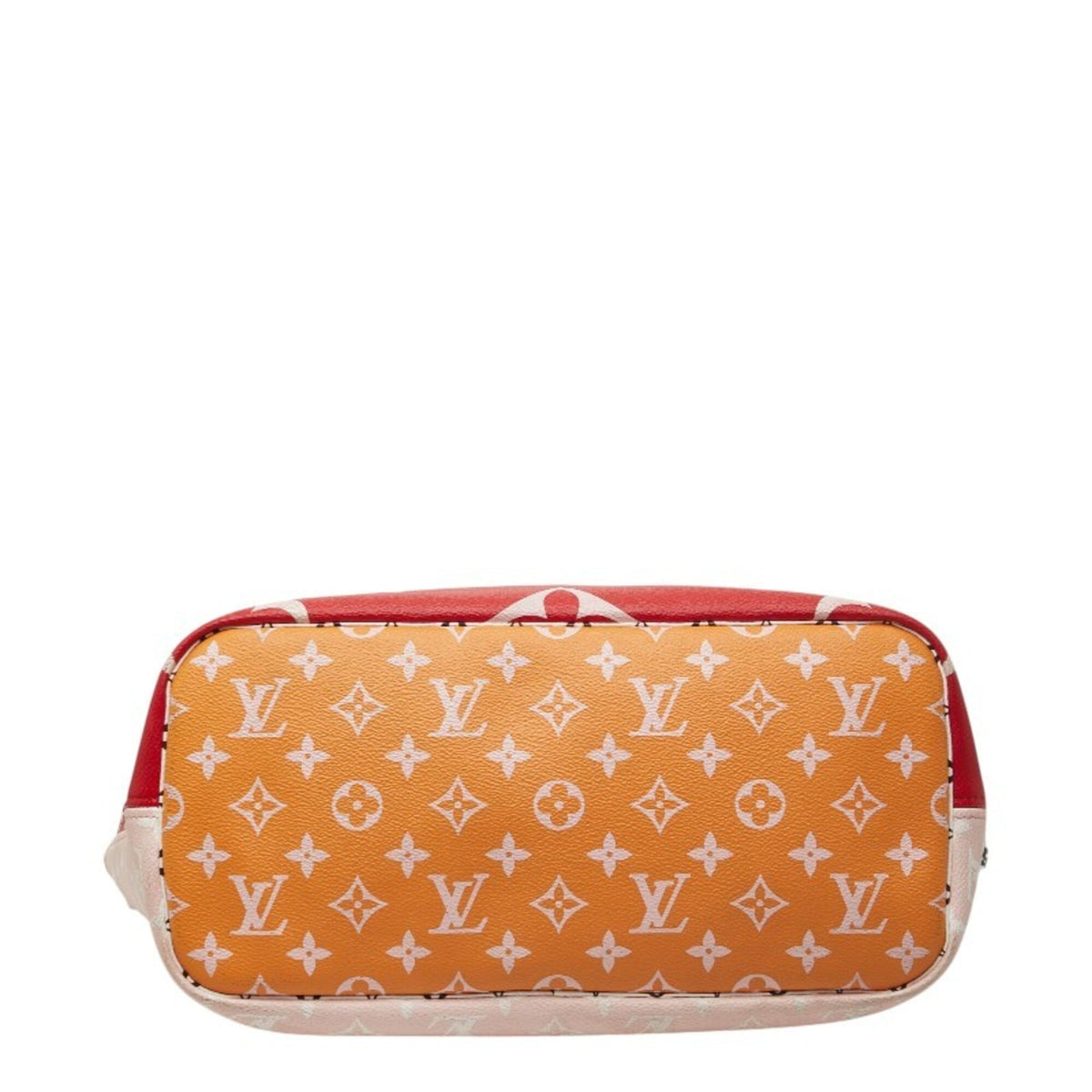 Louis Vuitton Multi-Color Red Color Rouge Pvc Leather Shoulder Bag Tote Bag (Pre-Owned)