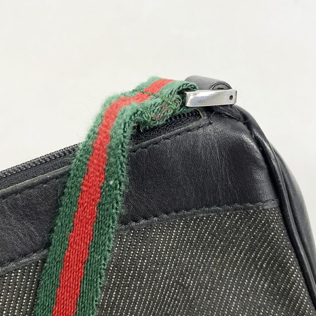 Gucci Black Denim Handbag (Pre-Owned)