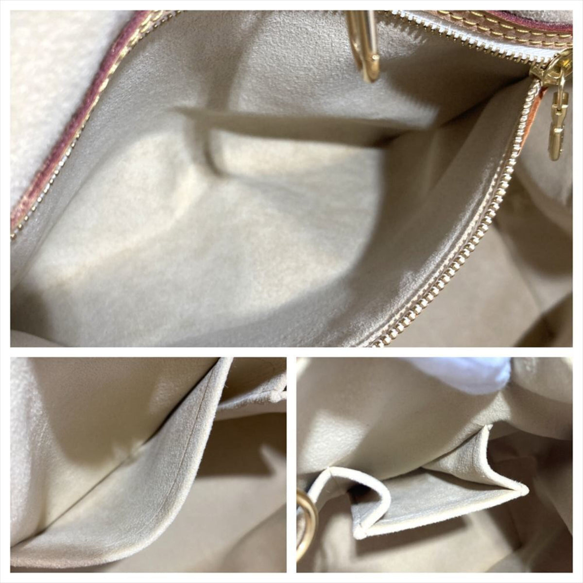Louis Vuitton Damier Azur White Damier Azur Handbag Tote Bag (Pre-Owned)