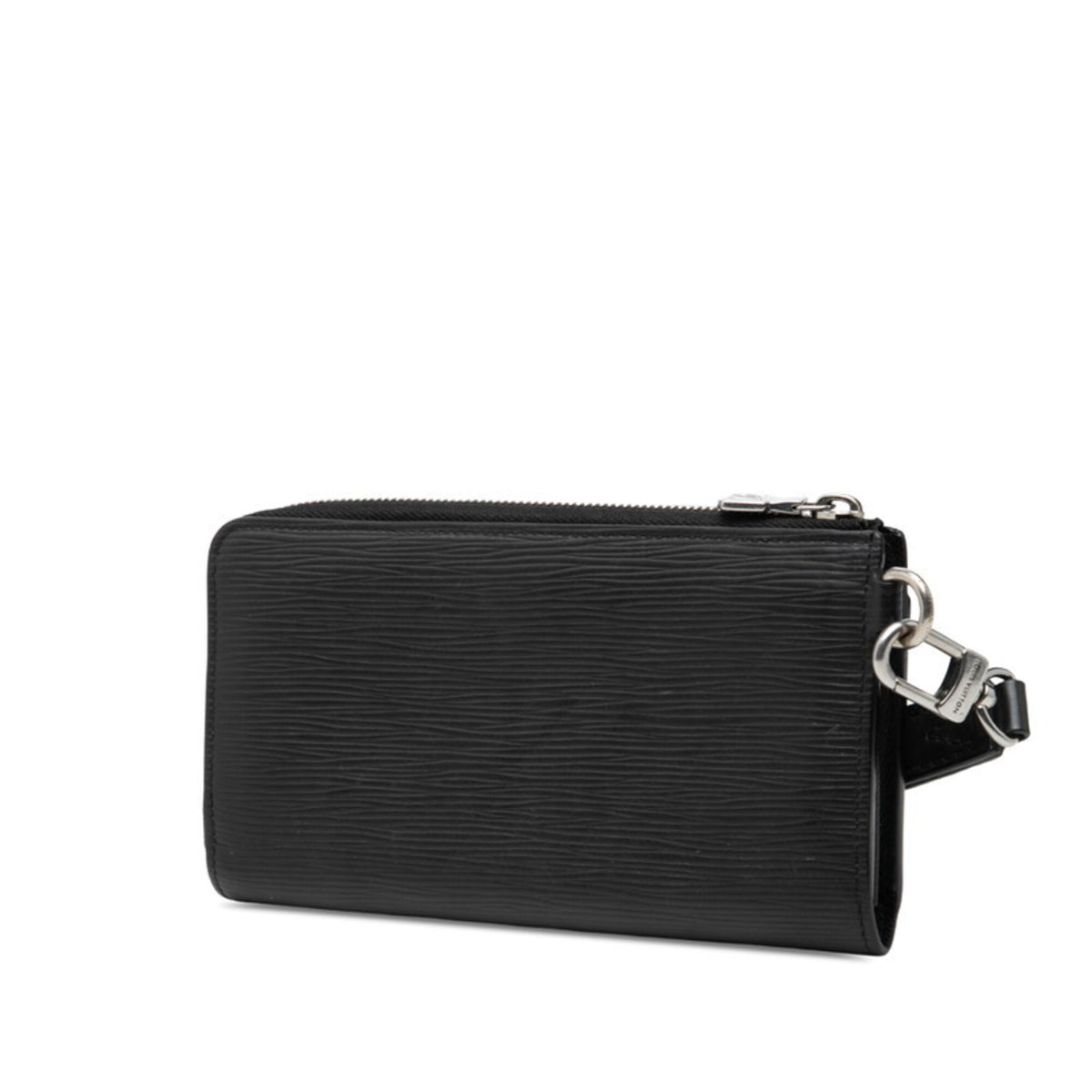Louis Vuitton Epi Black Noir Leather Long Wallet (Bi-Fold) (Pre-Owned)
