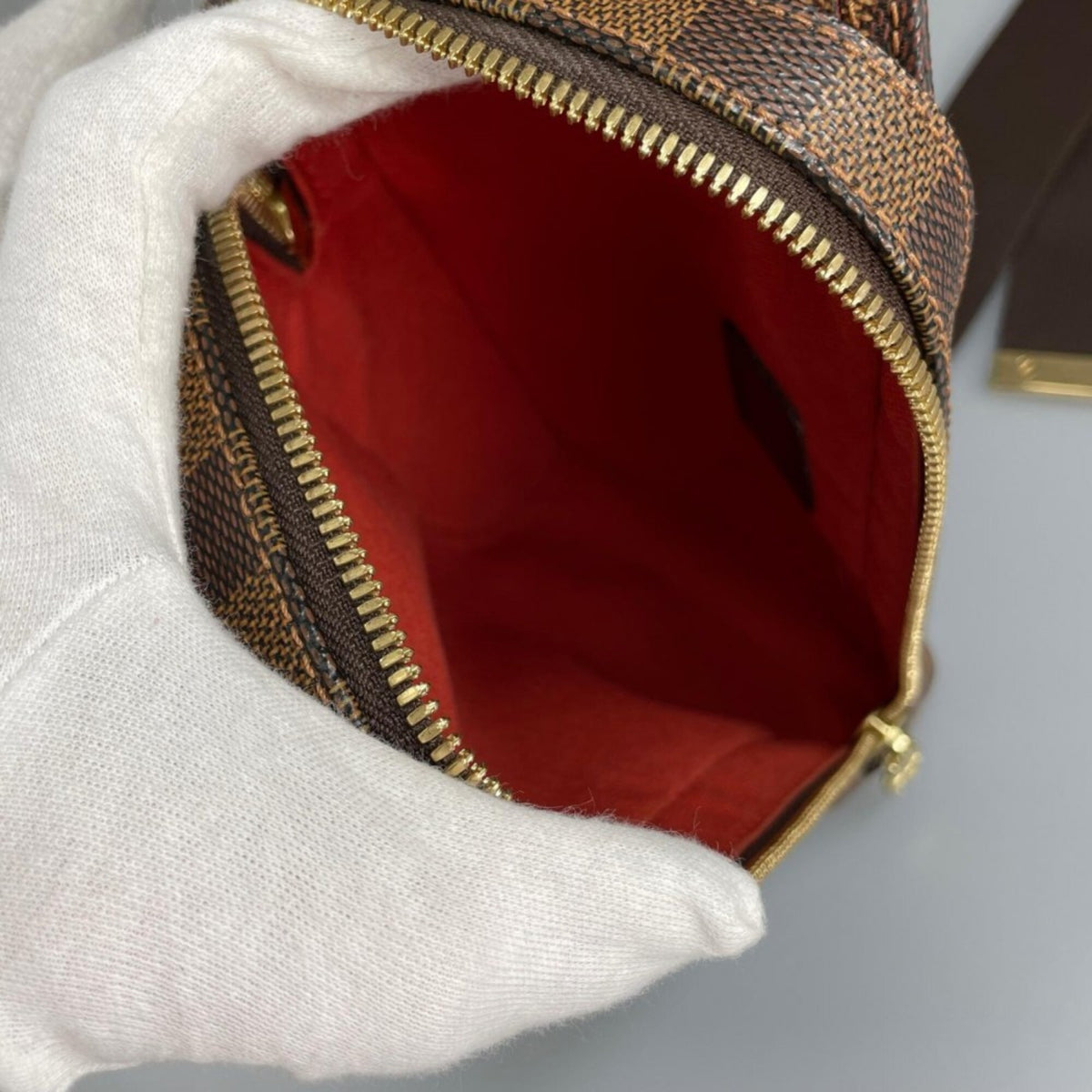 Louis Vuitton Damier Brown Damier Canvas Sling Bag (Pre-Owned)