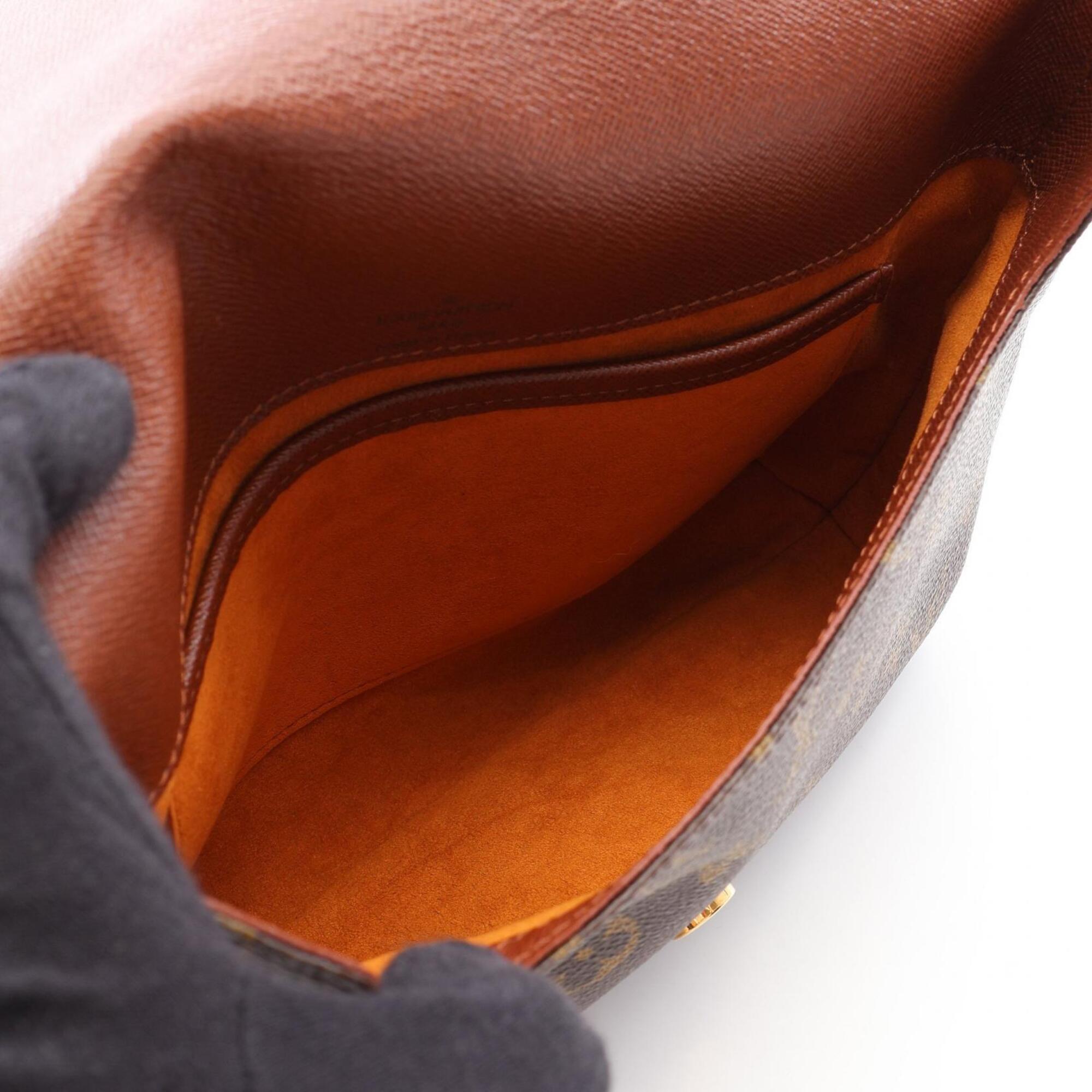 Louis Vuitton Brown Pvc Coated Canvas Handbag Shoulder Bag (Pre-Owned)