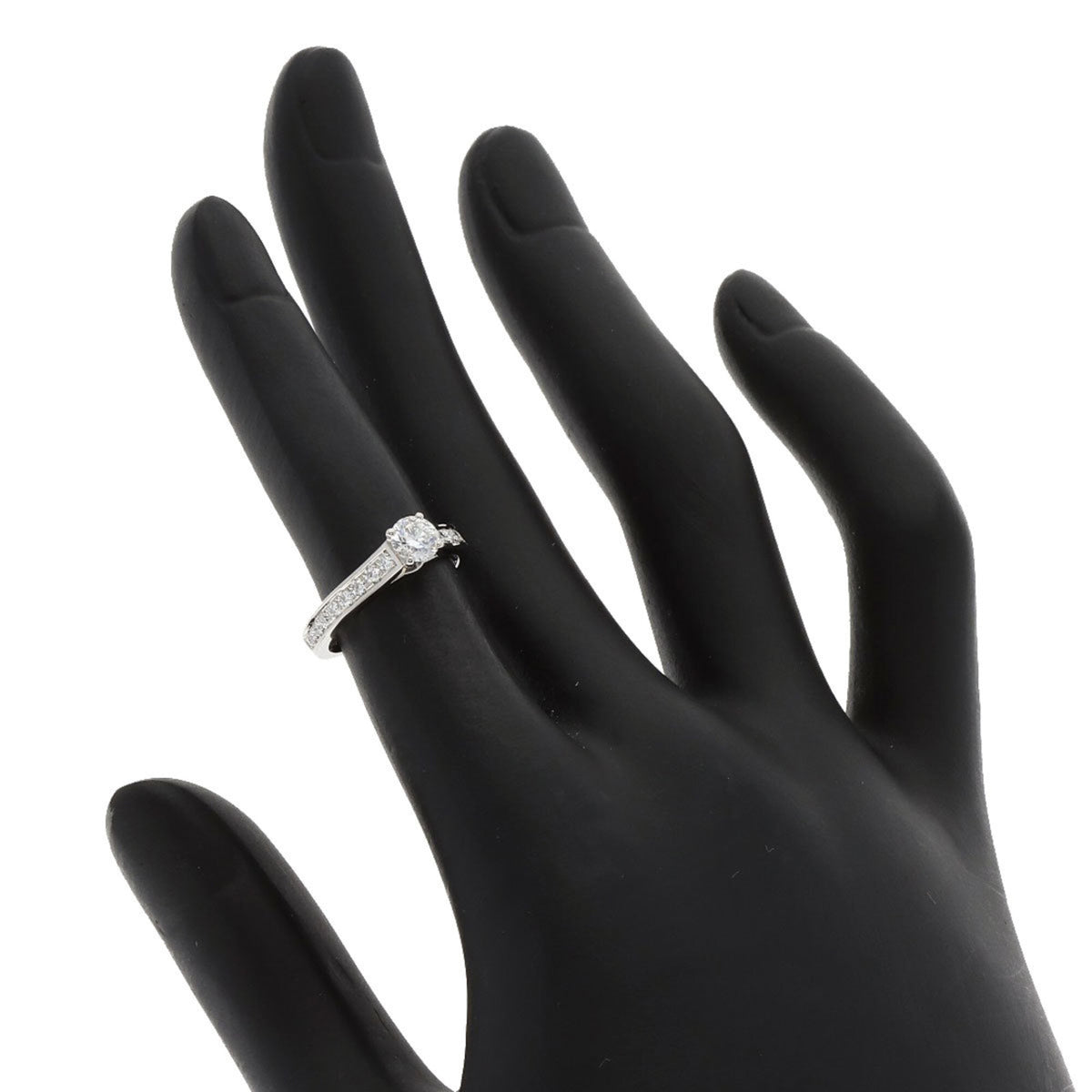 Cartier Platinum Platinum 950 Band Ring (Pre-Owned)