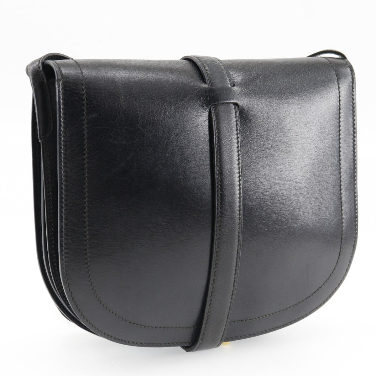 Hermes Box Calf Leather Shoulder Bag (Pre-Owned)