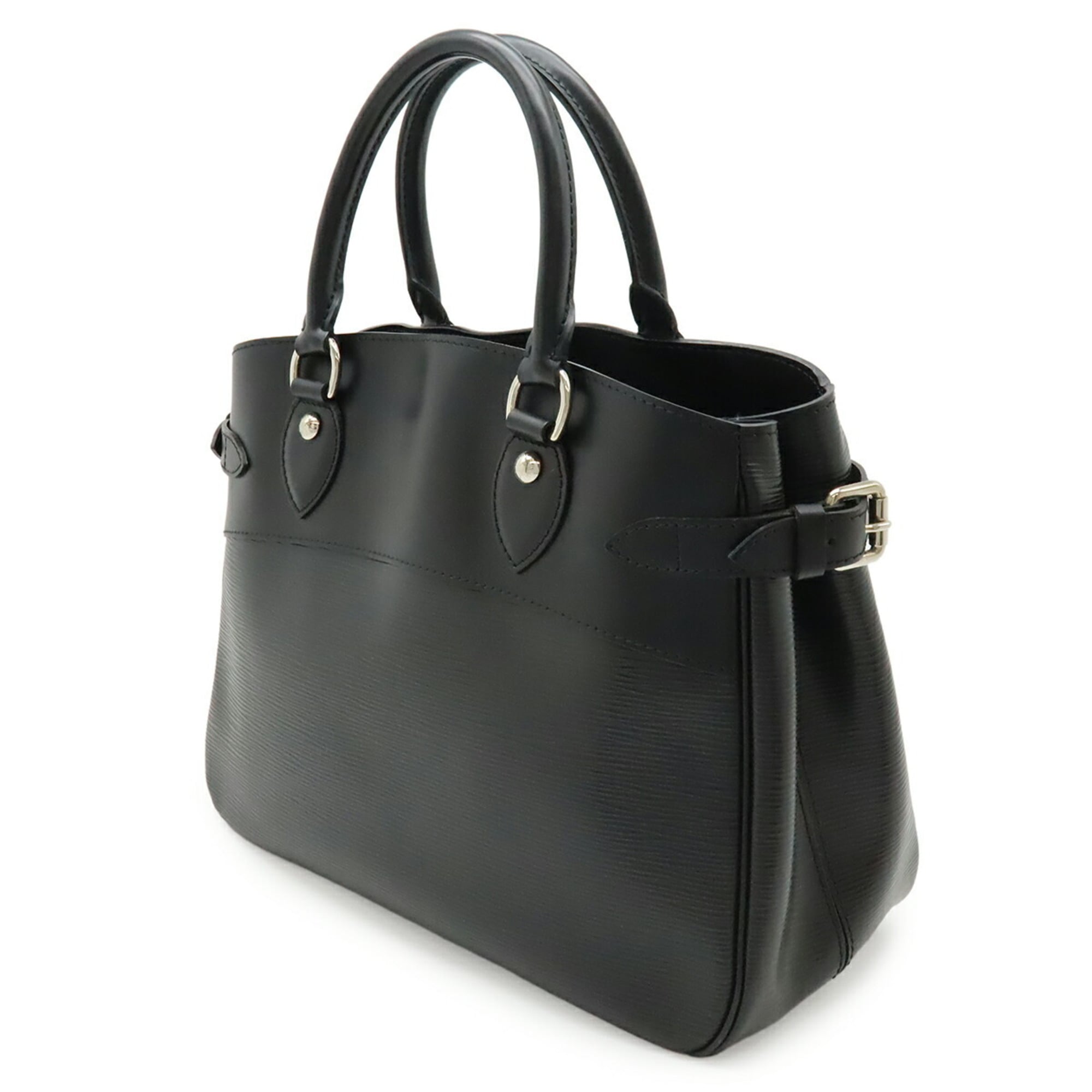 Louis Vuitton Black Noir Epi Leather Handbag Shoulder Bag Tote Bag (Pre-Owned)
