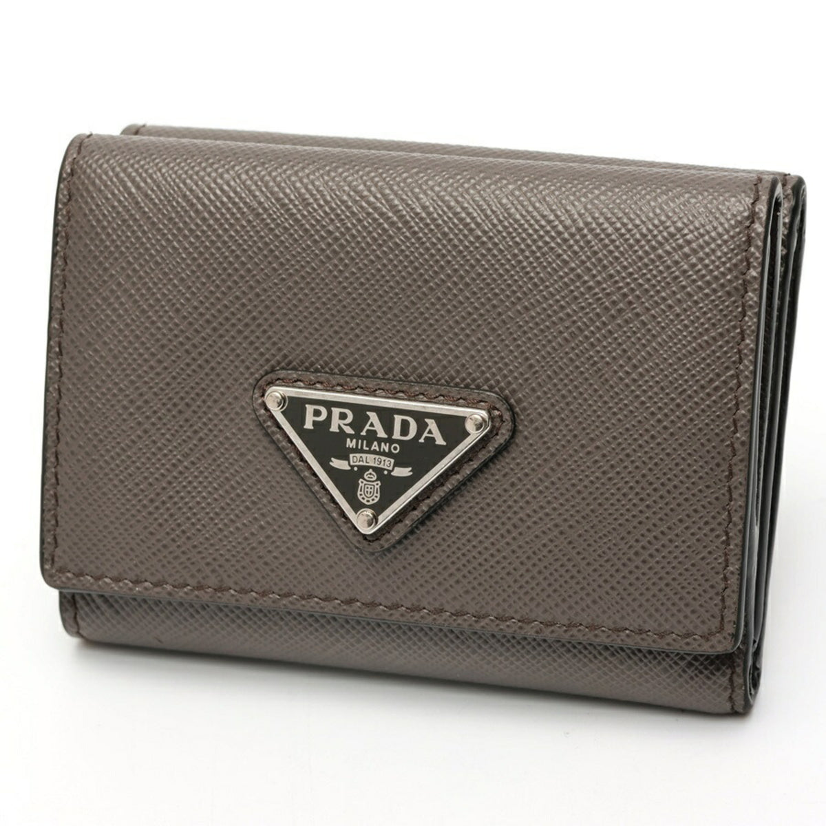 Prada Leather Wallet (Tri-Fold) (Pre-Owned)