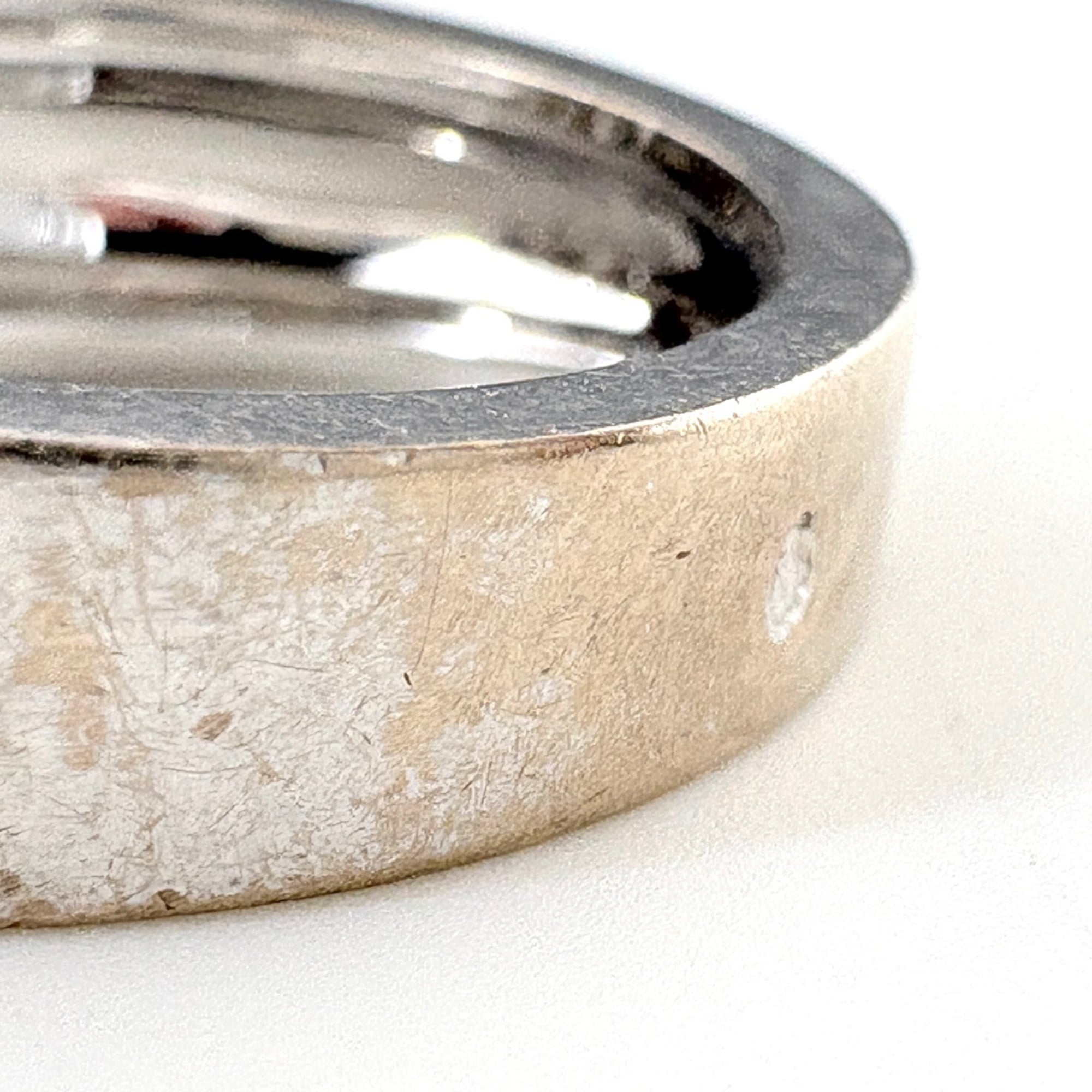 Van Cleef & Arpels Silver Band Ring (Pre-Owned)