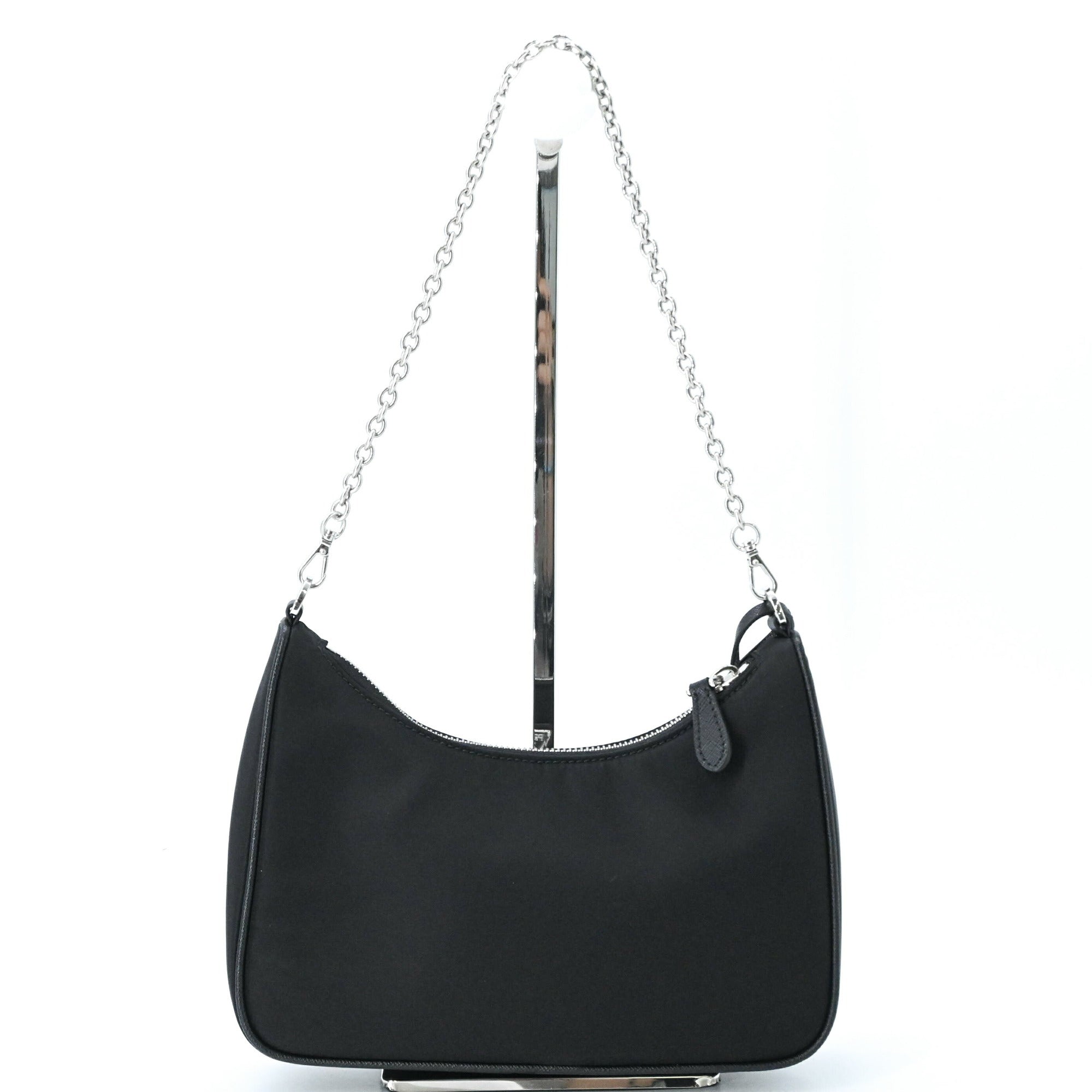 Prada Black Nylon Handbag Shoulder Bag (Pre-Owned)