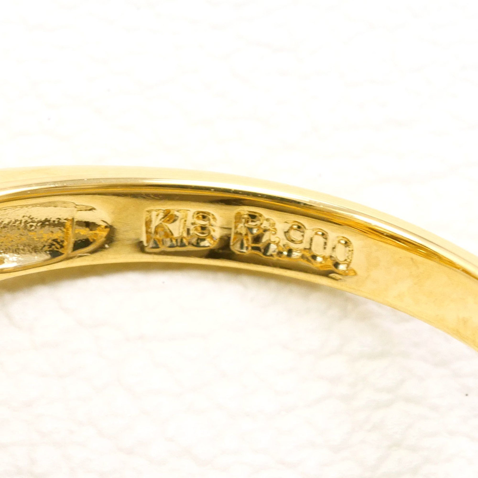 Unbranded Platinum Yellow Gold Yellow Gold (18K) Platinum 900 Band Ring (Pre-Owned)