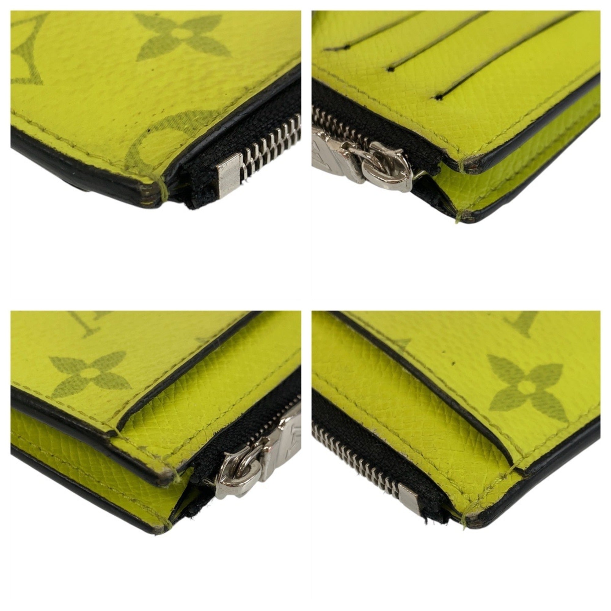 Louis Vuitton Jaune Yellow Pvc Coin Purse/Coin Case (Pre-Owned)