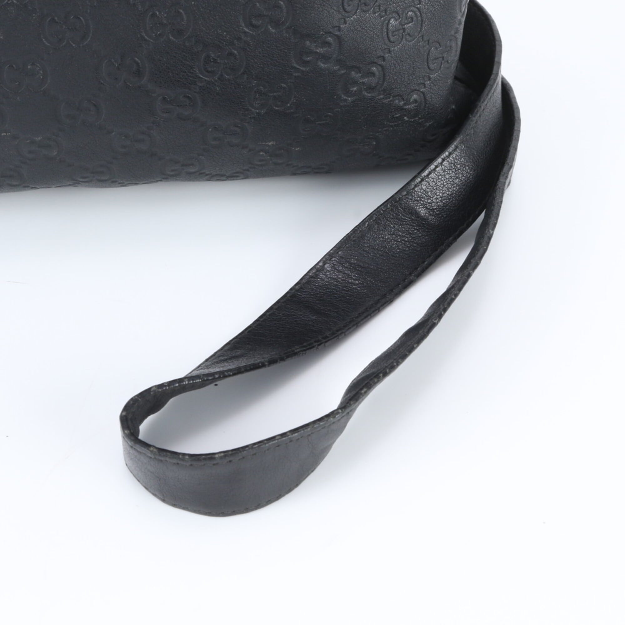 Gucci Black Leather Shoulder Bag (Pre-Owned)