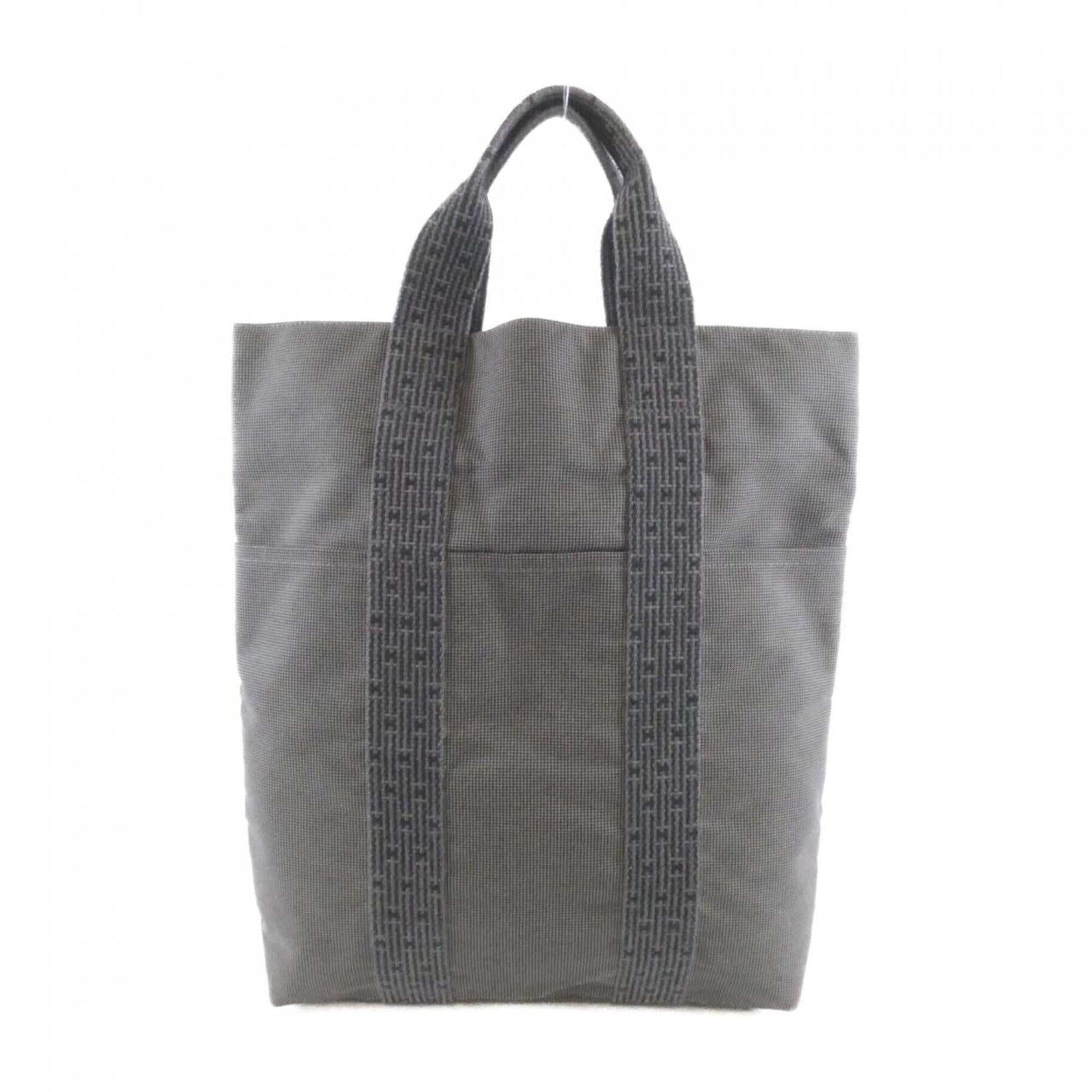 Hermes Black Canvas Handbag (Pre-Owned)