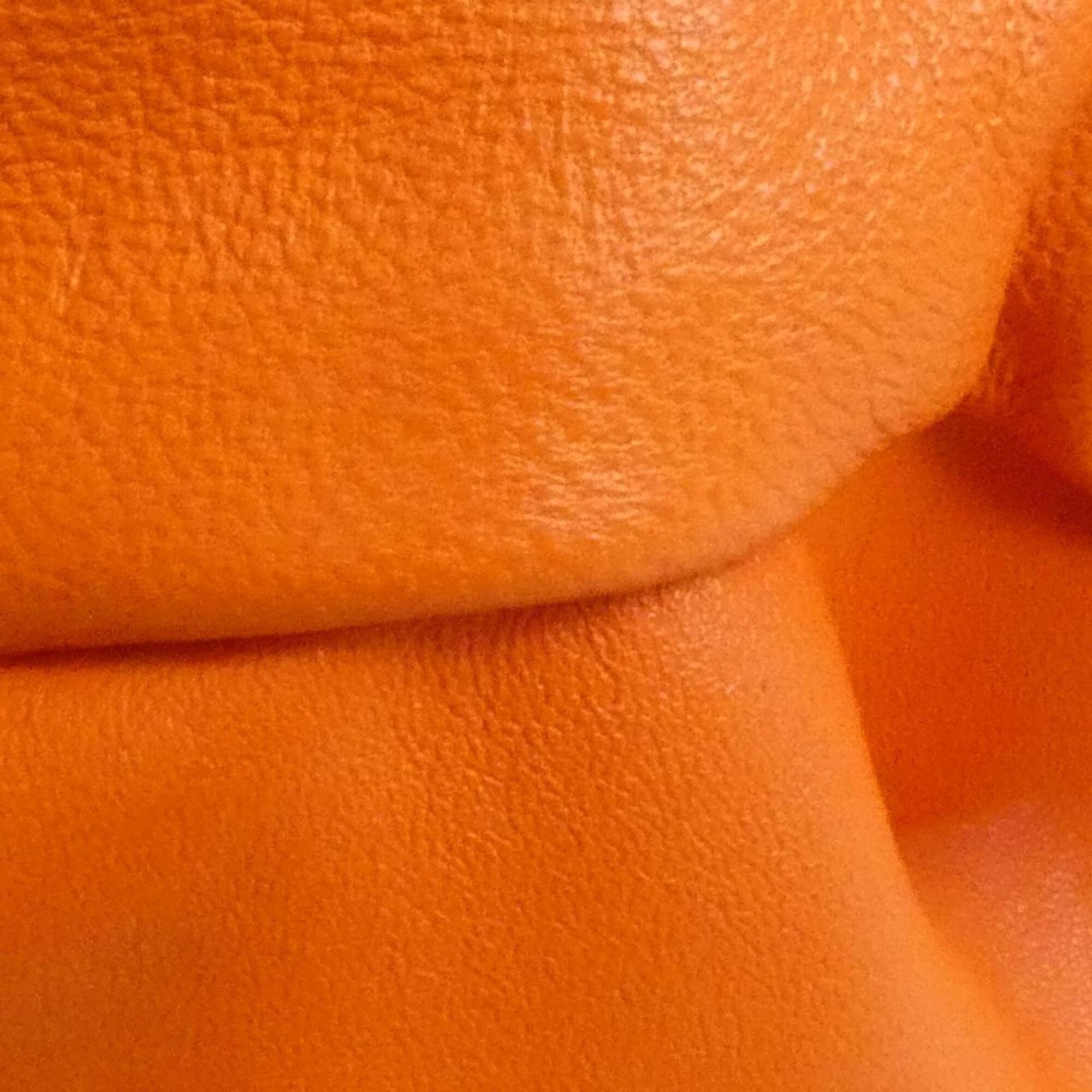 Loewe Orange Leather Handbag (Pre-Owned)