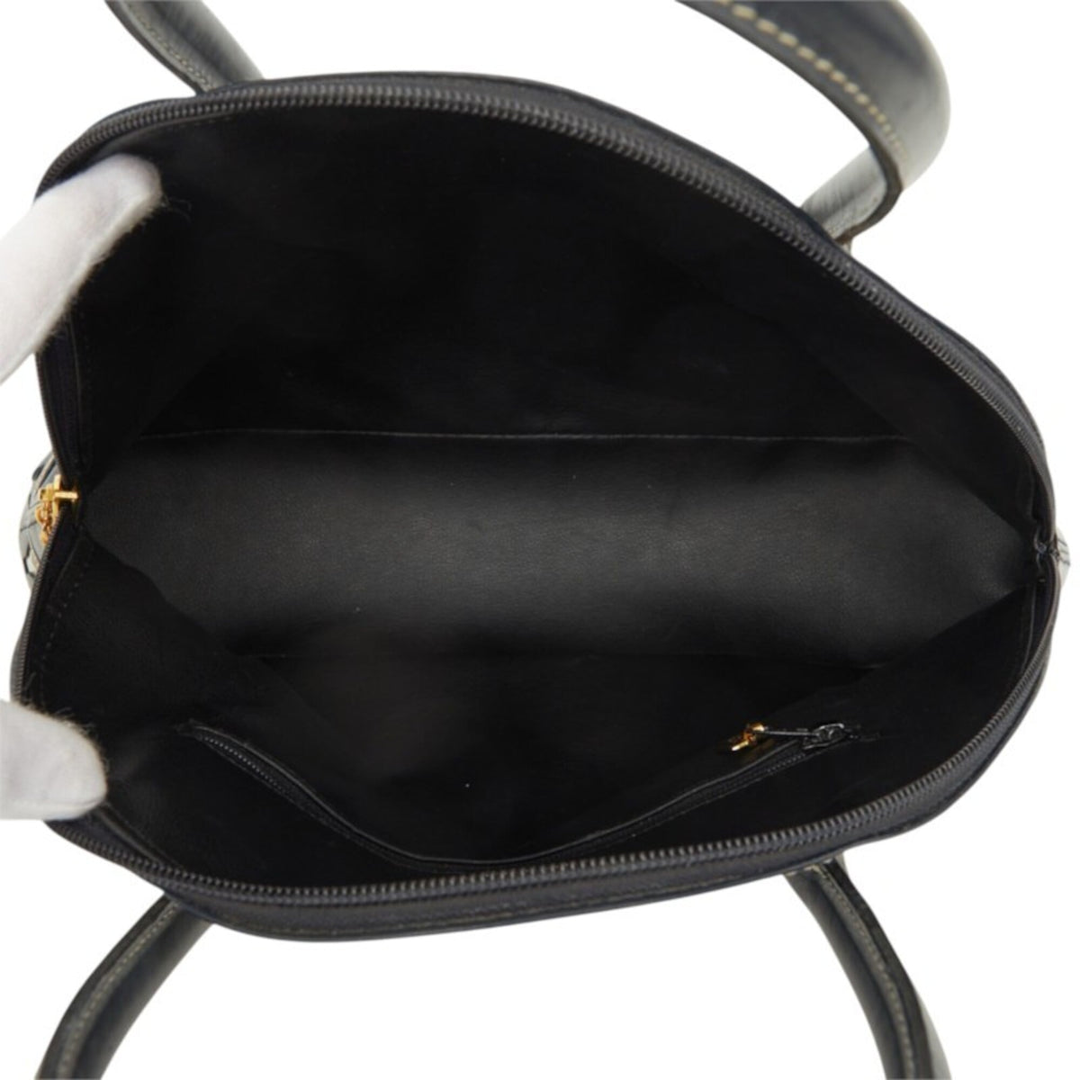 Saint Laurent Navy Leather Handbag Shoulder Bag (Pre-Owned)
