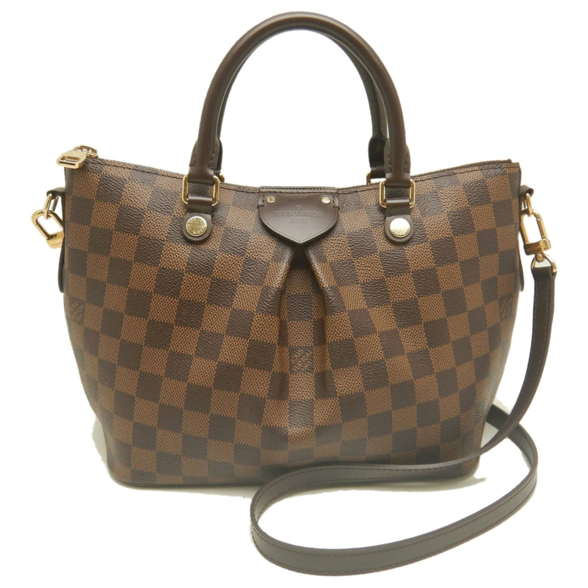 Louis Vuitton Ebene Damier Canvas Handbag (Pre-Owned)