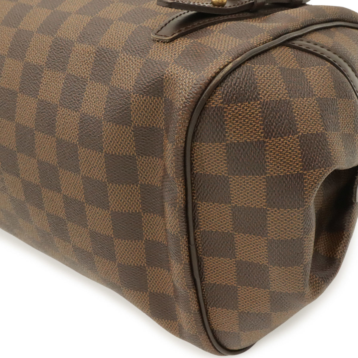Louis Vuitton Brown Damier Canvas Pvc Coated Canvas Shoulder Bag Tote Bag (Pre-Owned)