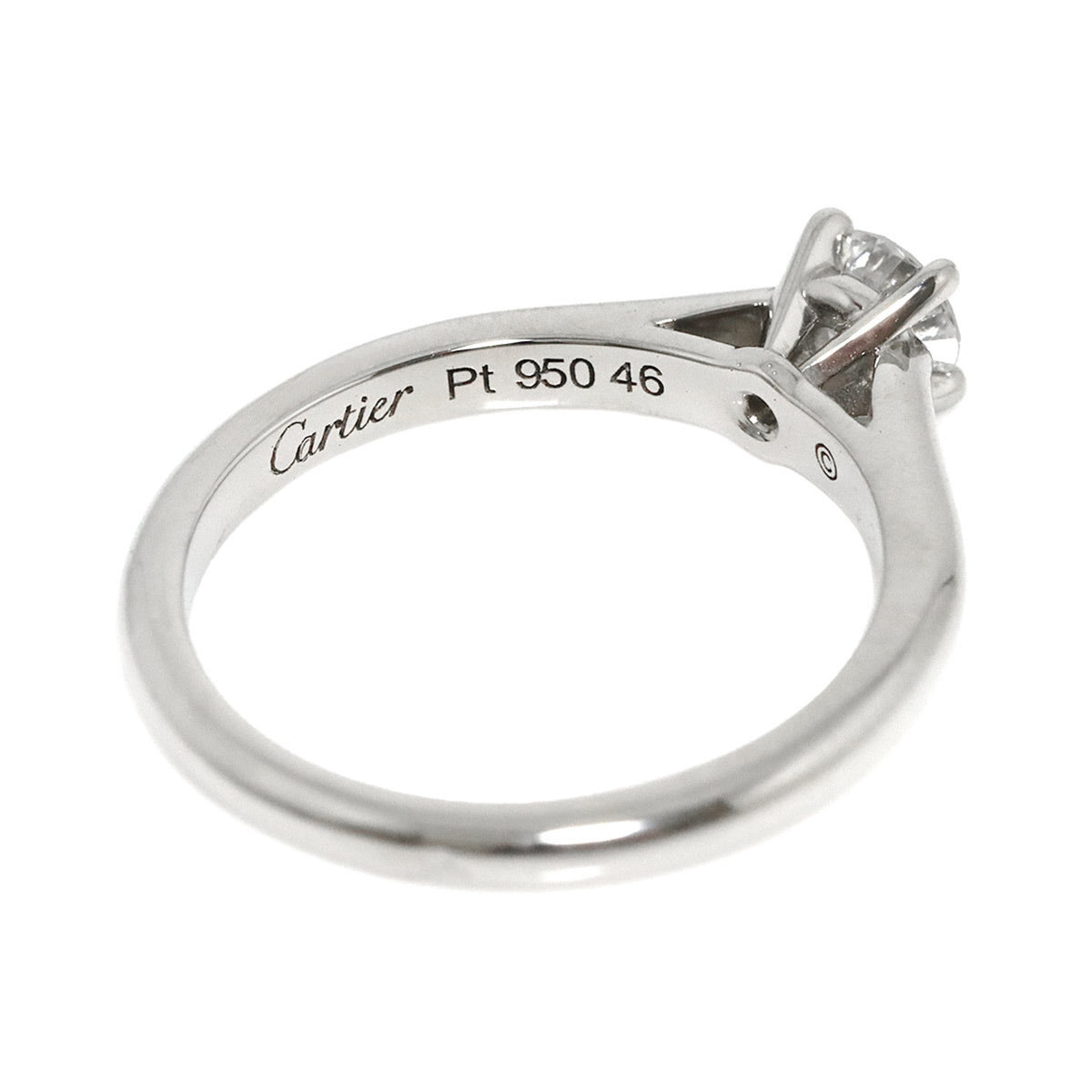 Cartier Platinum 950 Band Ring (Pre-Owned)