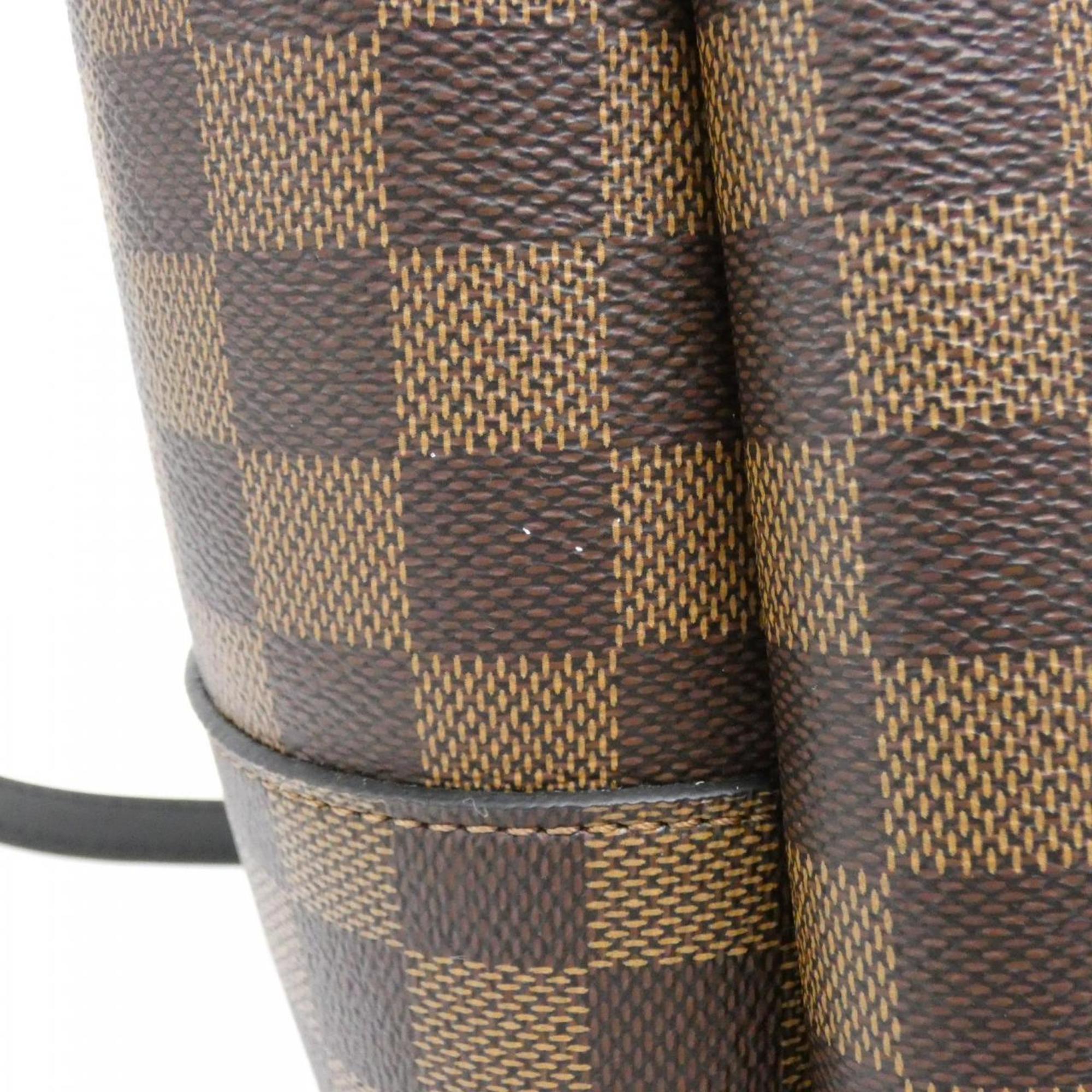 Louis Vuitton Brown Coated Canvas Handbag (Pre-Owned)