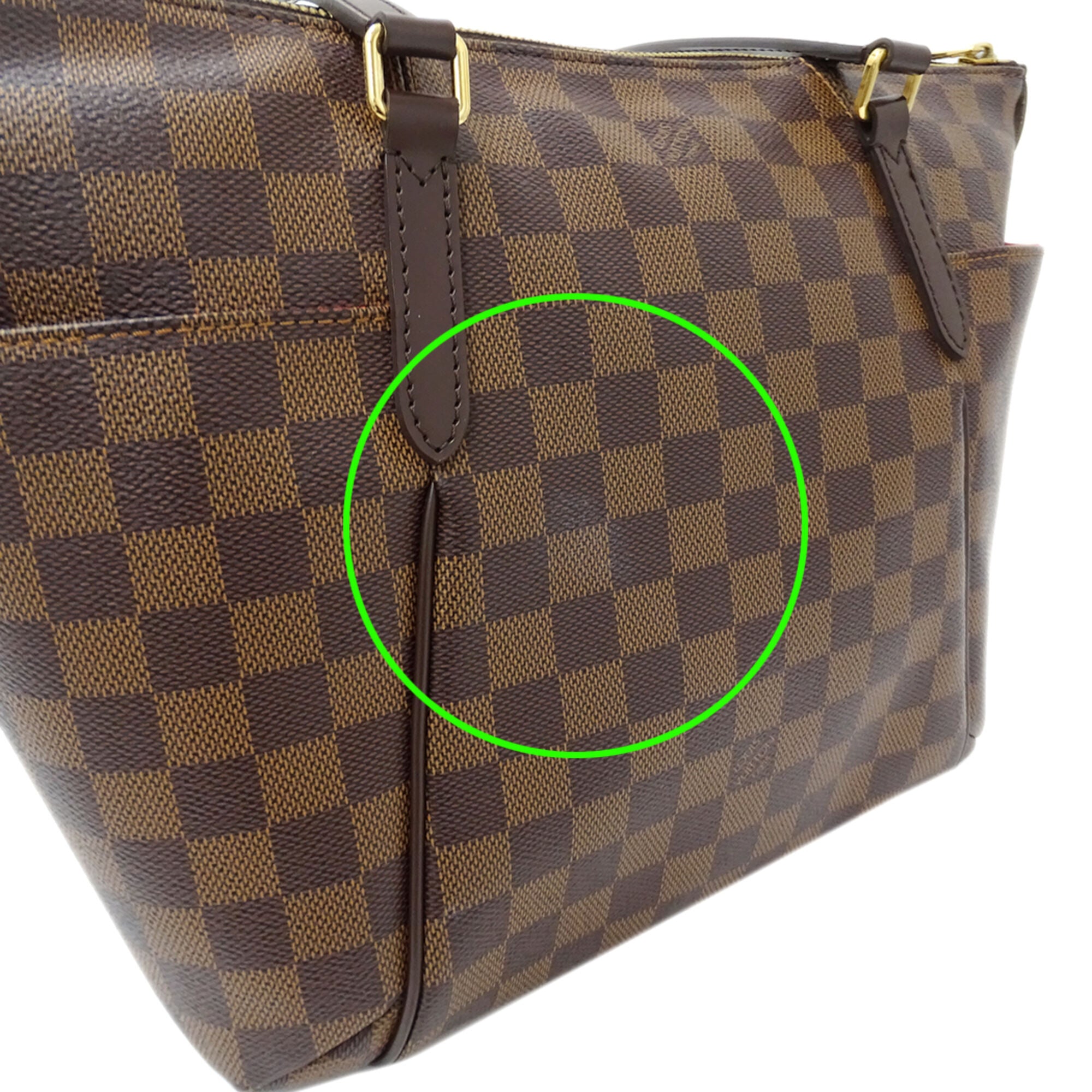 Louis Vuitton Brown Damier Canvas Damier Canvas Handbag Tote Bag (Pre-Owned)