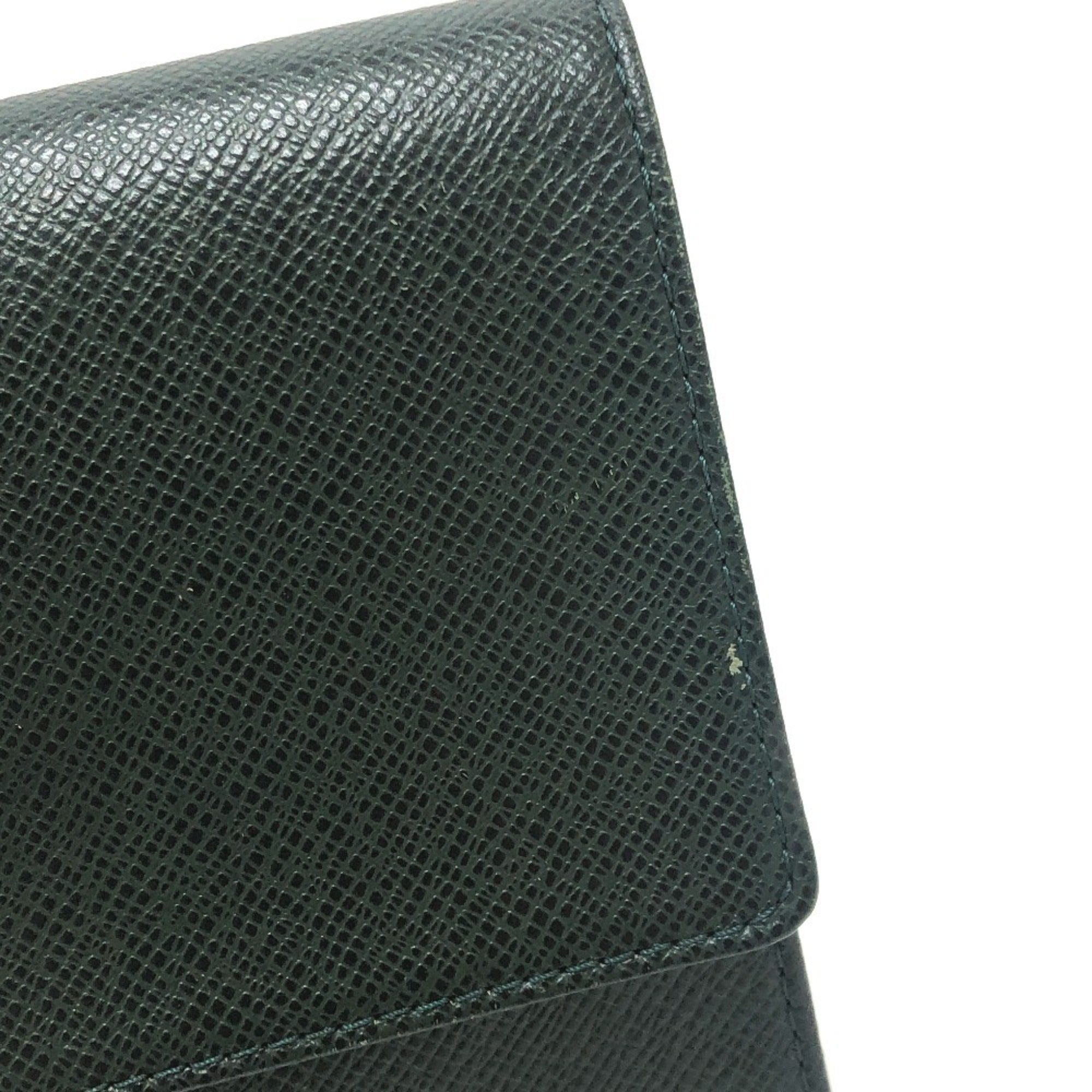 Louis Vuitton Episea Leather Taiga Leather Clutch Bag (Pre-Owned)