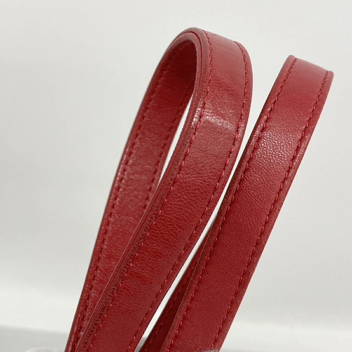 Chanel Red Color Leather Backpack (Pre-Owned)