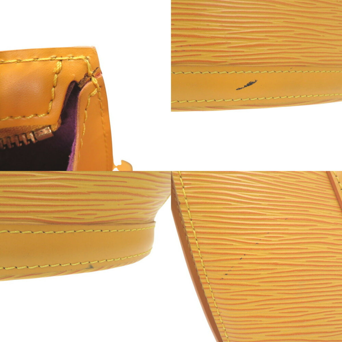 Louis Vuitton Yellow Epi Leather Shoulder Bag (Pre-Owned)