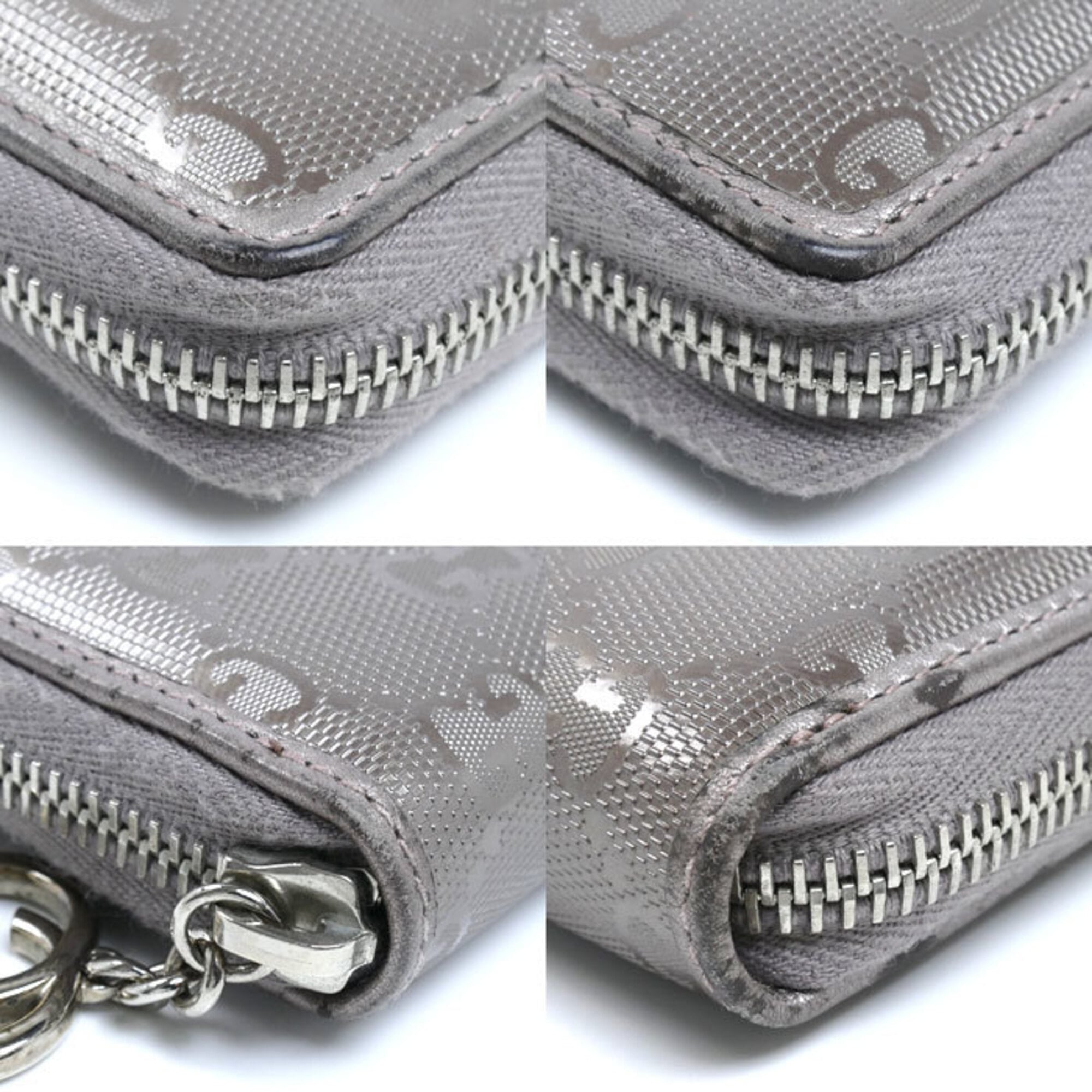 Gucci Metallic Purple Pvc Long Wallet (Bi-Fold) (Pre-Owned)