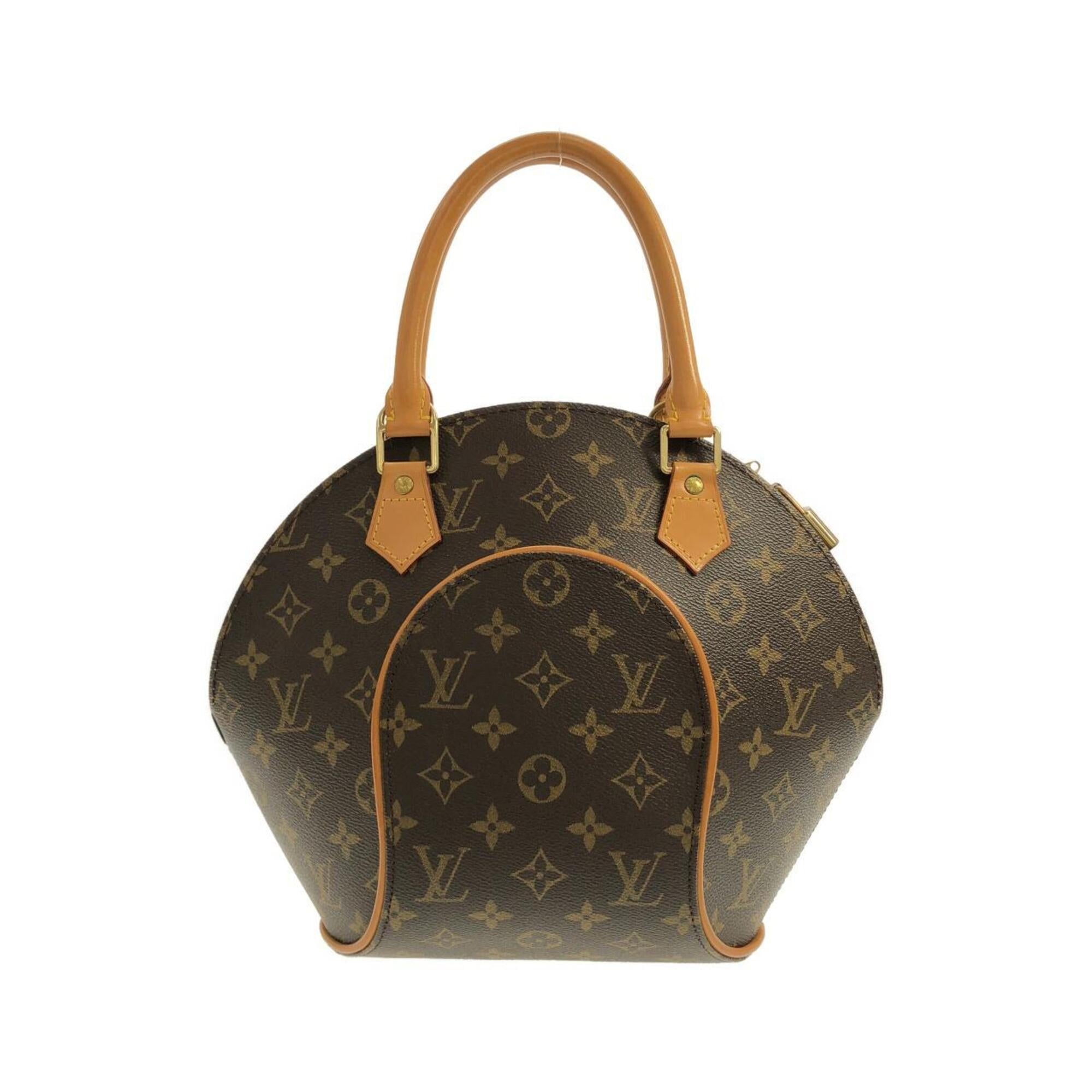 Louis Vuitton Monogram Marron Coated Canvas Handbag (Pre-Owned)
