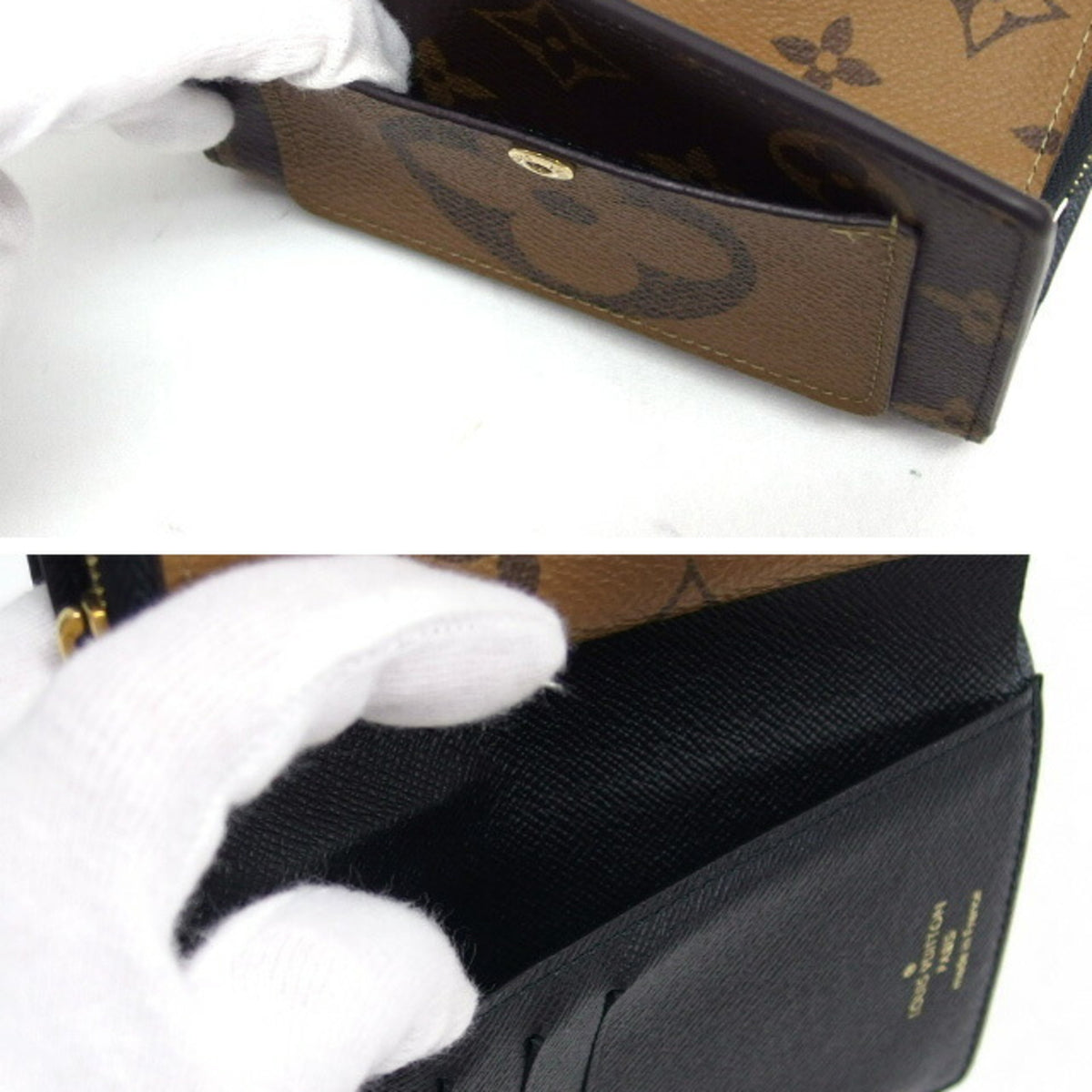 Louis Vuitton Monogram Reverse Galle Monogram Reverse Monogram Reverse Wallet (Bi-Fold) (Pre-Owned)