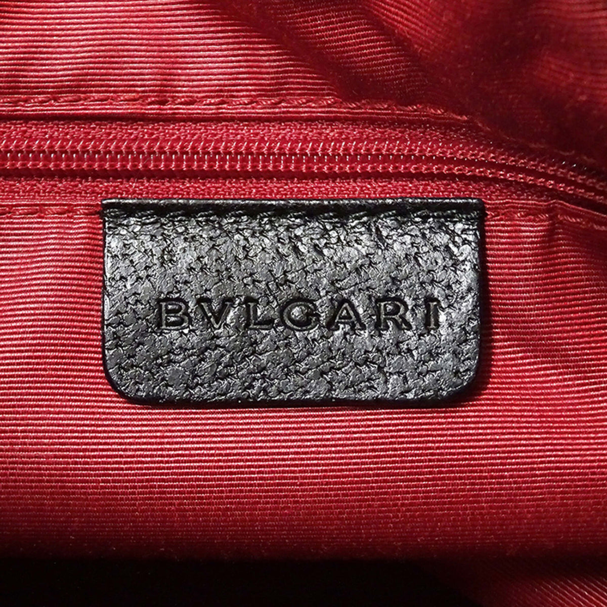 Bvlgari Black Canvas Handbag Tote Bag (Pre-Owned)