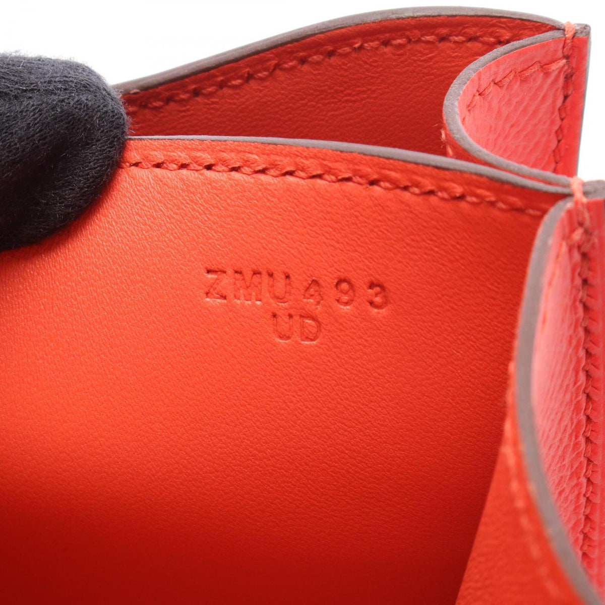 Hermes Red Color Epsom Leather Handbag Shoulder Bag (Pre-Owned)