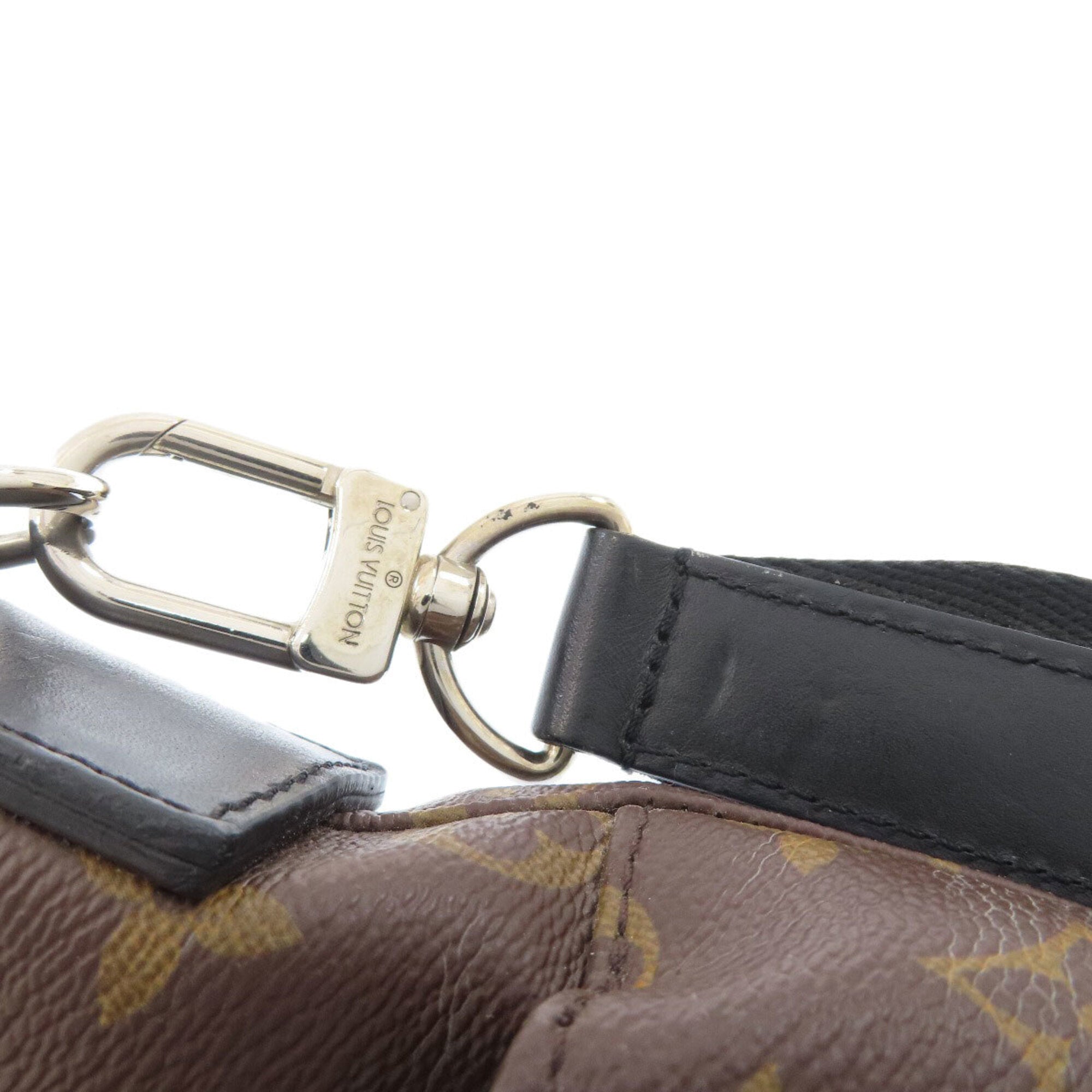 Louis Vuitton Monogram Macassar Black Brown Monogram Briefcase (Pre-Owned)